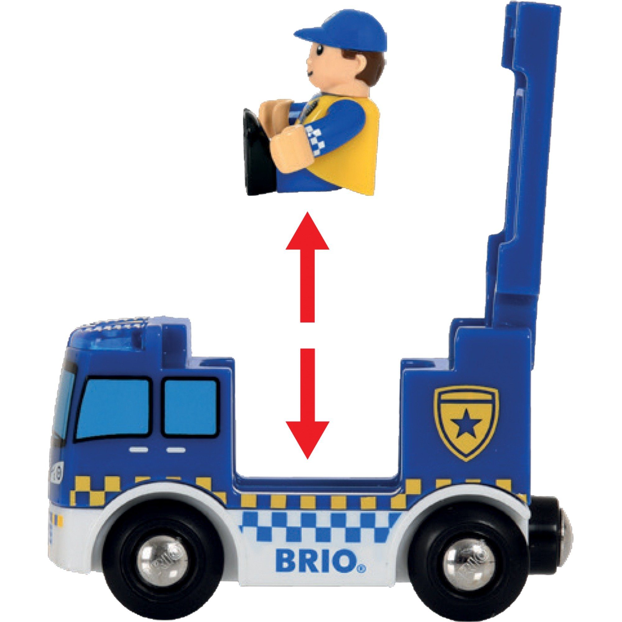 BRIO® Spielzeug-Auto BRIO World World Polizeistation mit
