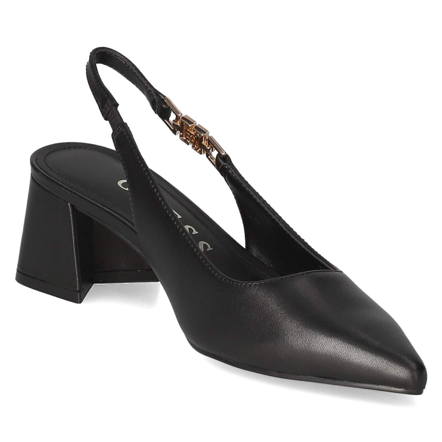 Guess Guess FLPZA3LEA05BLACK Damen Glattleder schwarz Slingpumps