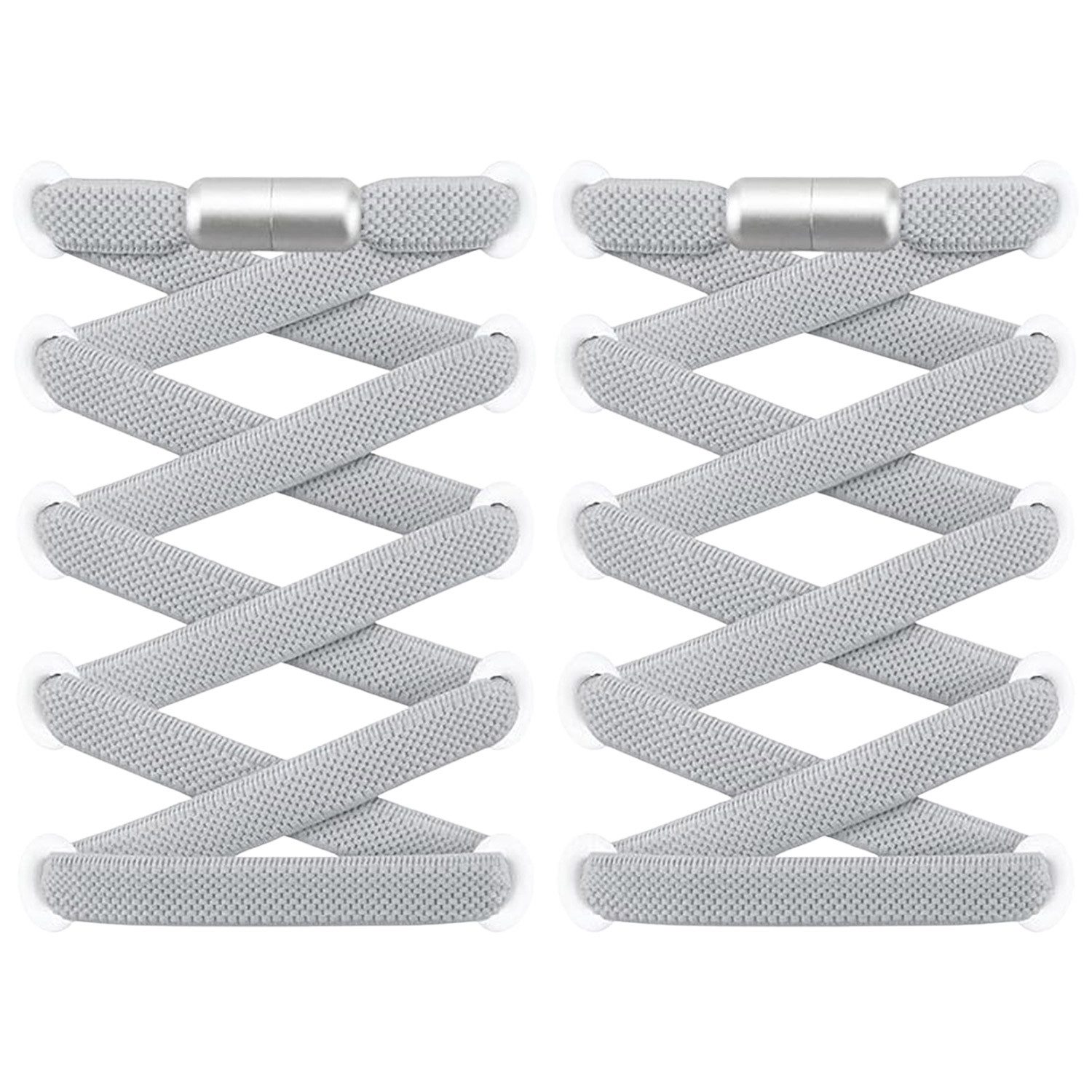 Refttenw Schnürsenkel Einstellbare Schnürsenkel Ohne Binden,Schnürsenkel Ohne Binden,2 Paar