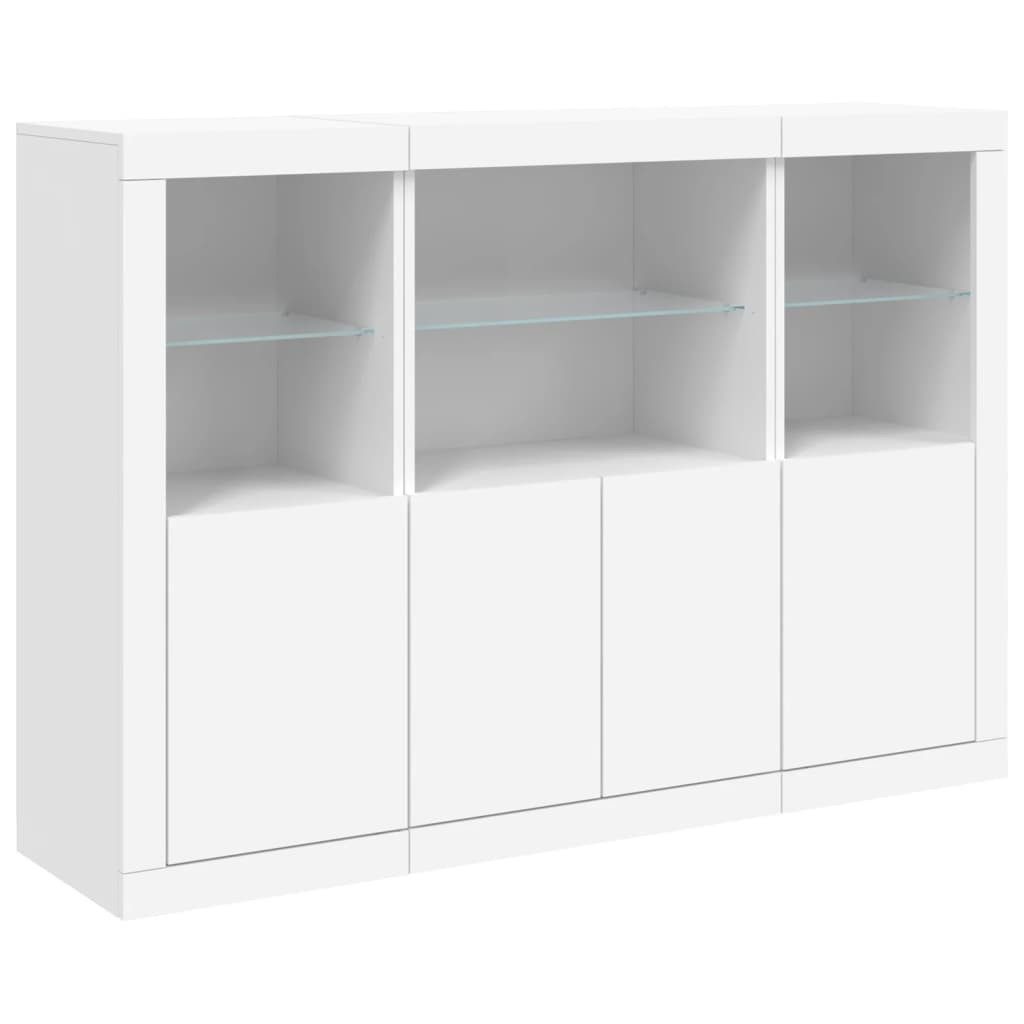 vidaXL Sideboard Sideboards mit LED-Leuchten 3 günstig online kaufen