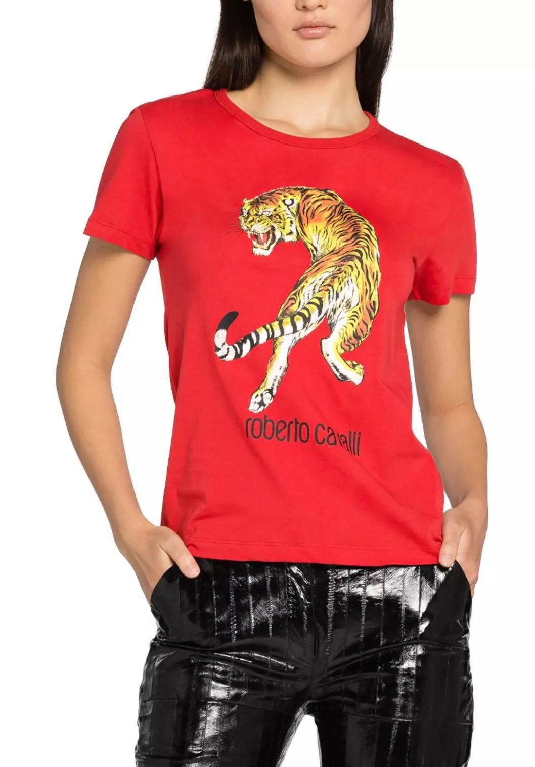 roberto cavalli T-Shirt Firenze RC Tiger günstig online kaufen