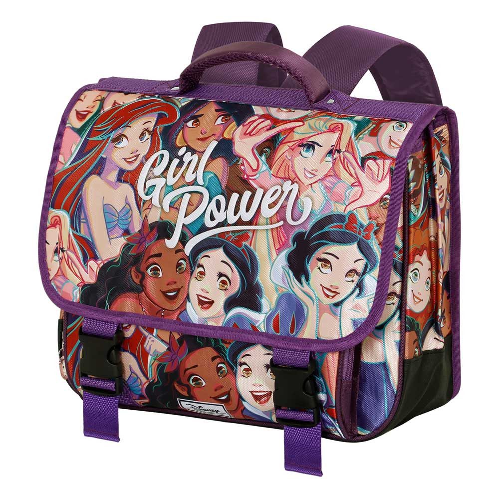 Karactermania Rucksack Disney Girl Power Prinzessinnen Kleiner Ranzen Kindergartenrucksack, mit Reflektoren
