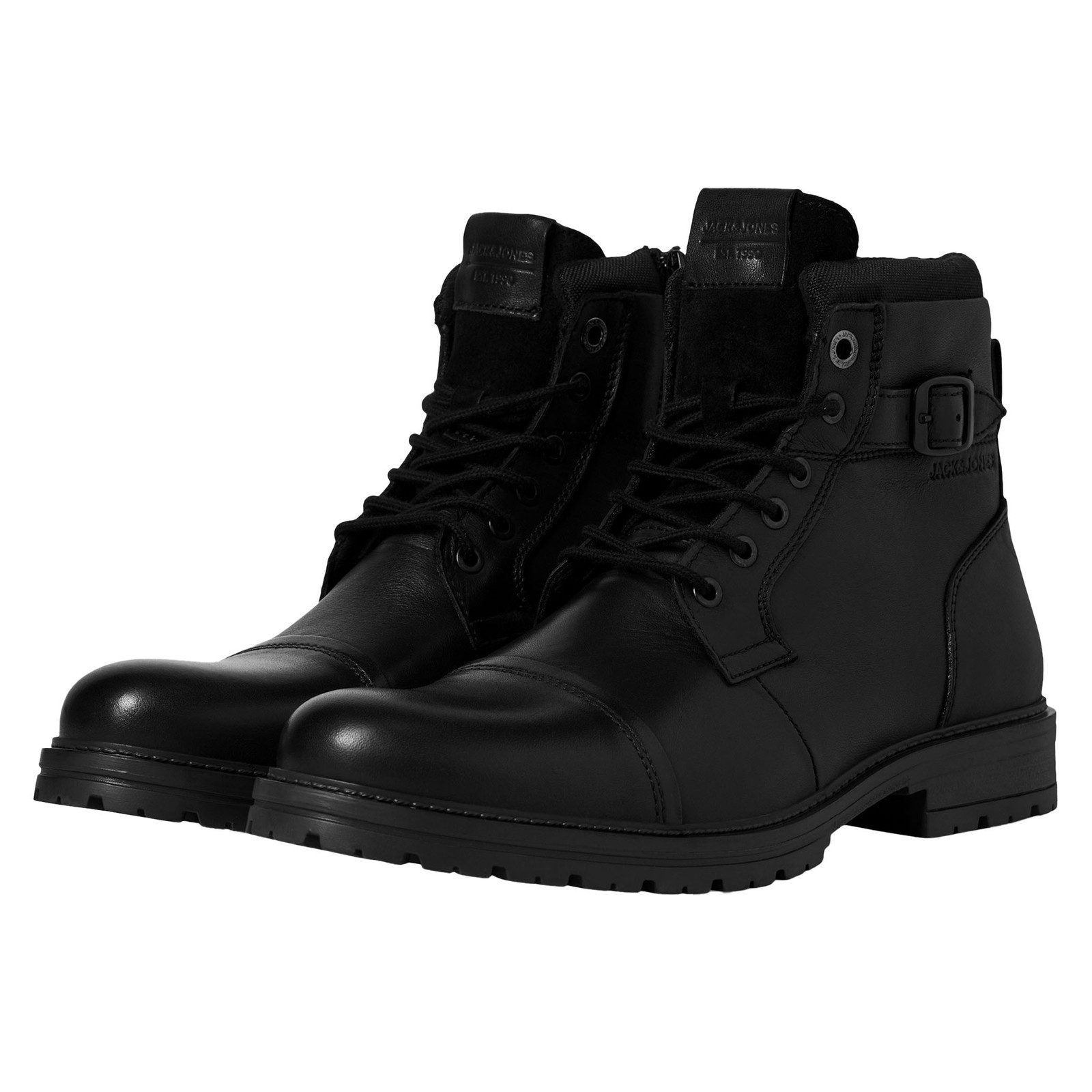 Jack & Jones JFWDEXTER Leather Boot SN Stiefel mit seitlichem Reißverschlus günstig online kaufen