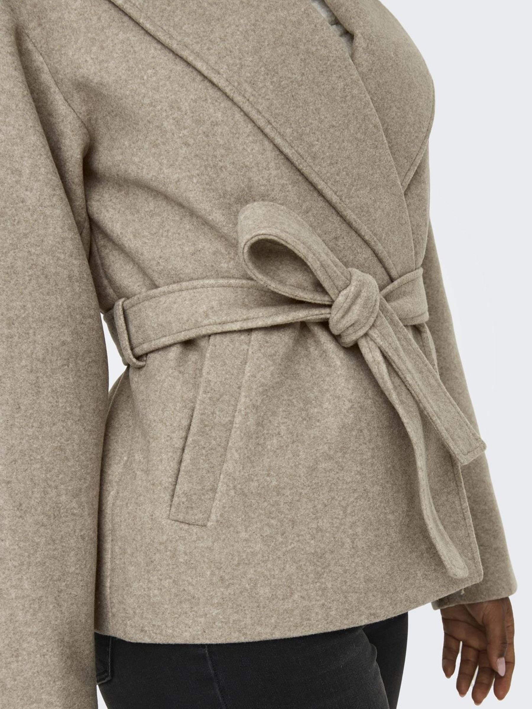 ONLY Kurzmantel ONLAUGUSTA LIFE SHORT COAT OTW Kunstfaser
