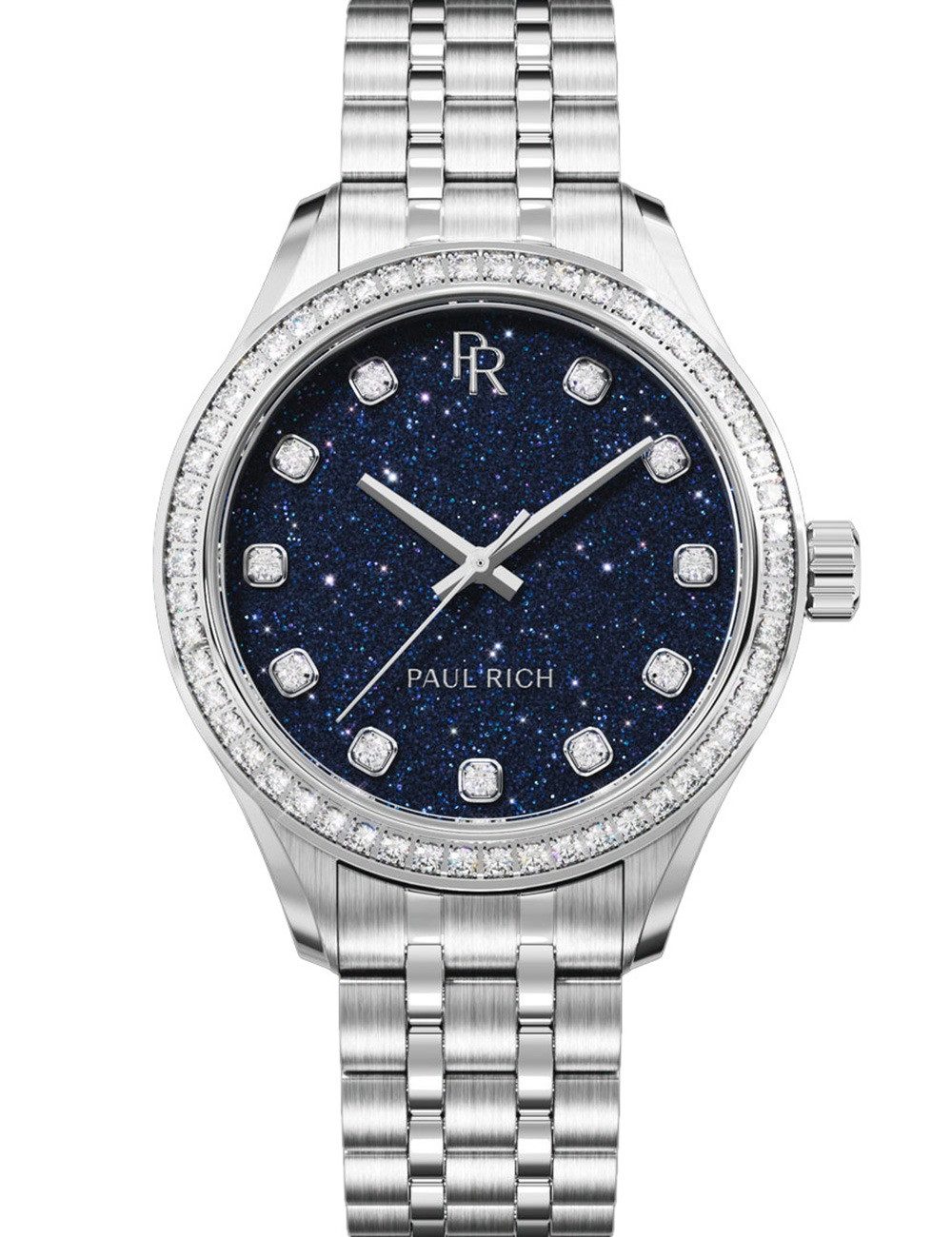 Paul Rich Quarzuhr Paul Rich PR-45281 Damenuhr Crystelle 32mm 5ATM Paul Rich PR-45281 Damenuhr Crystelle 32mm 5ATM