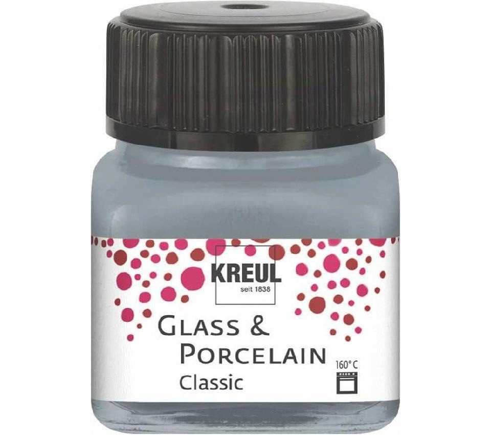 Künstlerstift Kreul Glass & Porcelain Classic metallic-silber 20