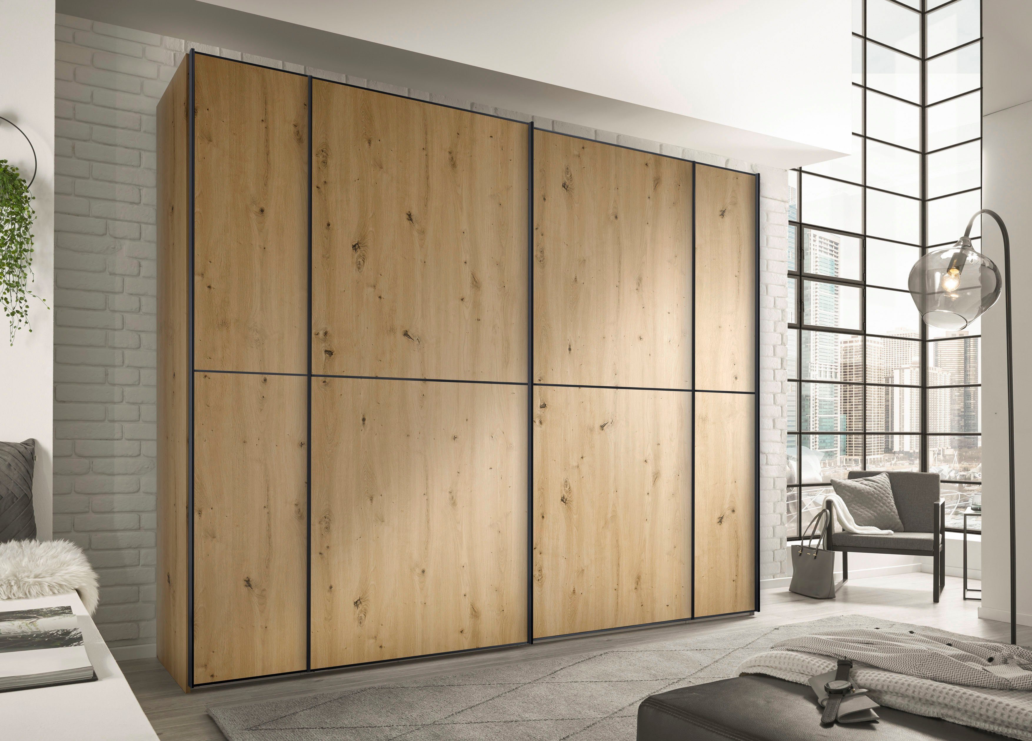 STAUD Schwebetürenschrank Sonett 200 G, Made in Germany mit vier verschiedenen Ausstattungsvarianten