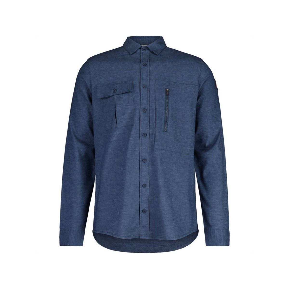 T-Shirt regular fit (1-tlg) dunkel-blau Maloja