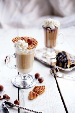 PLATINUX Latte-Macchiato-Glas Irish Coffee Gläser, Glas, Set mit Henkel 230ml 6-Teilig Kakao Kaffeeglas Cappuccino Irish Coffee