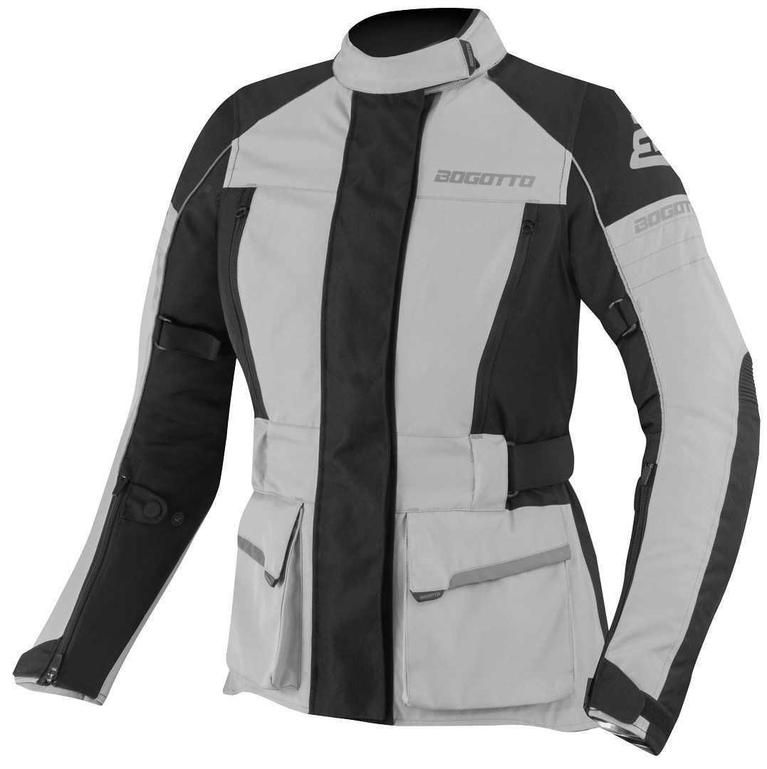 Bogotto Motorradjacke Tampar Tour wasserdichte Damen Motorrad Textiljacke Wasserdicht protektoren reflektierende herausnehmbares weitenverstel