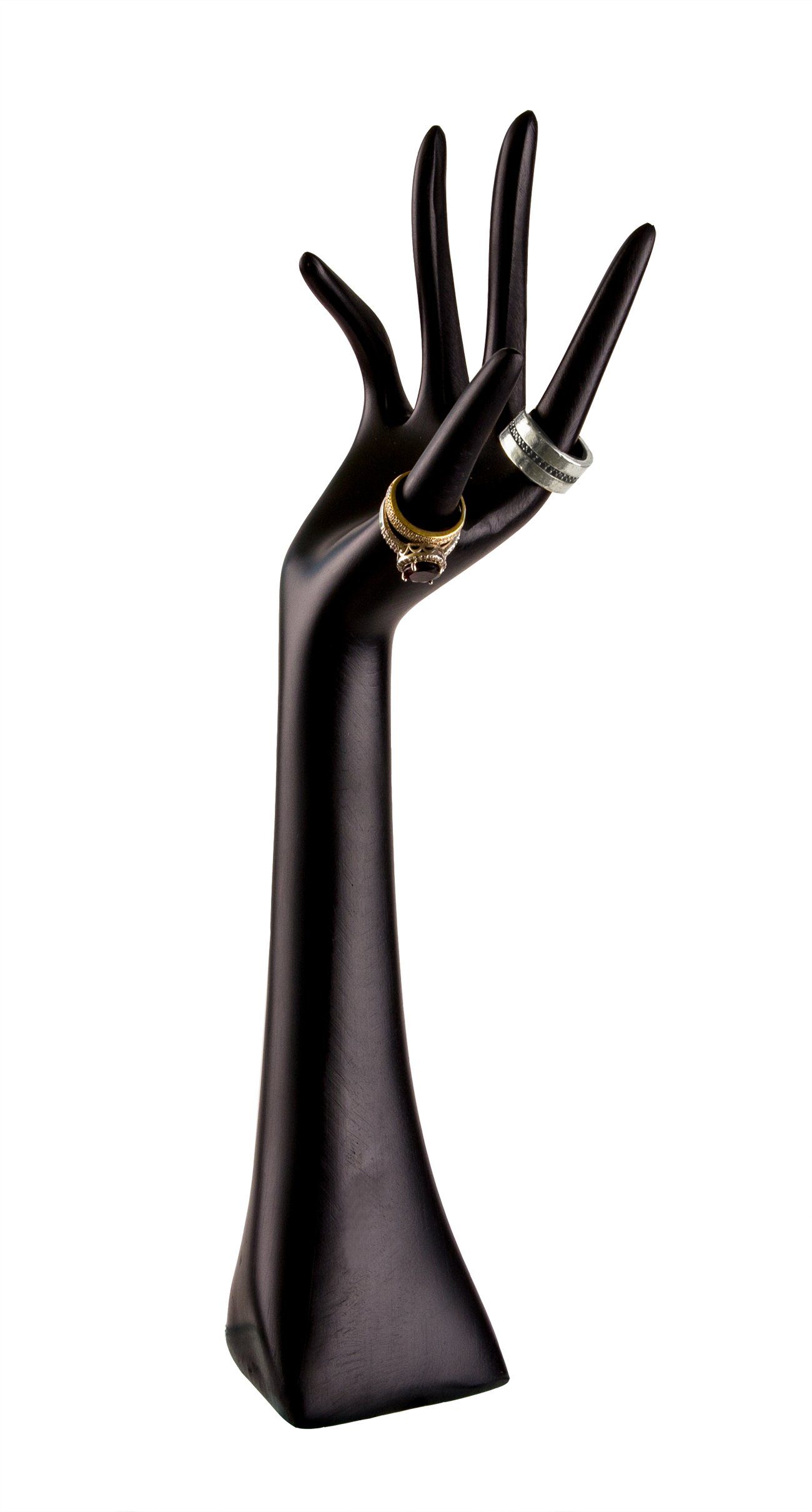 Schmuckhalter Hand B Ware schwarz 34 cm Schmuckständer Schmuckaufbewahrung 
