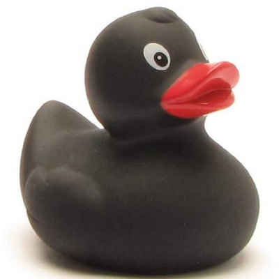 Duckshop Badespielzeug Badeente - Jasmin (schwarz) - Quietscheente