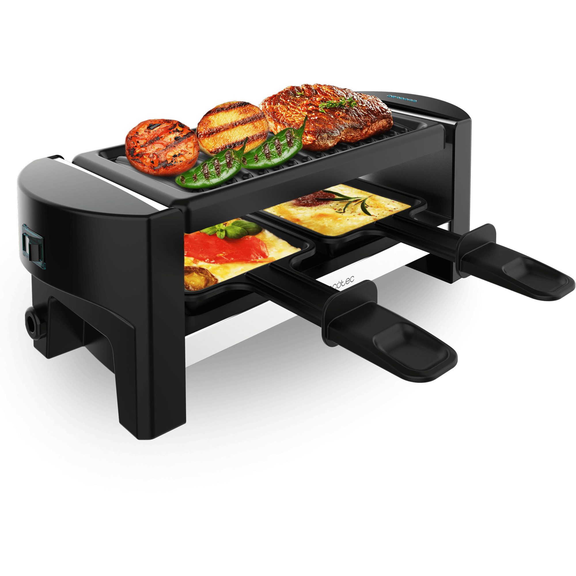 Cecotec Raclette Cecotec Raclette Cheese&Grill 3200 Pocket, (320