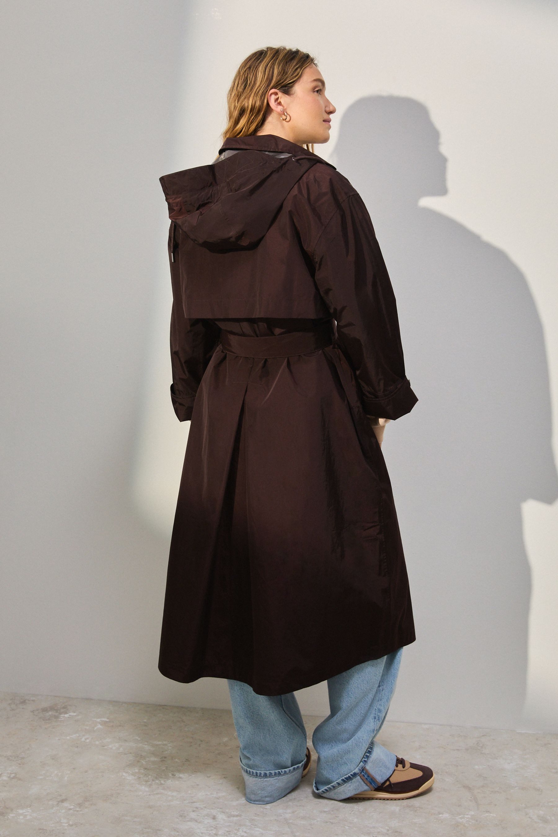 Next Funktionsmantel Wasserdichter Trenchcoat – Kurzgröße (1-tlg) günstig online kaufen