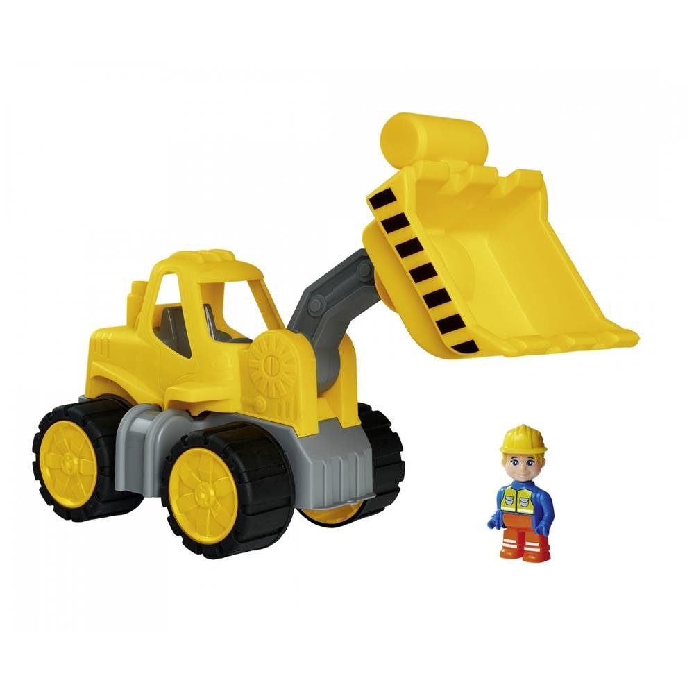 BIG Spielzeug-Radlader Power Worker Midi Radlader, Spielzeugauto für Kinder ab 2 Jahren