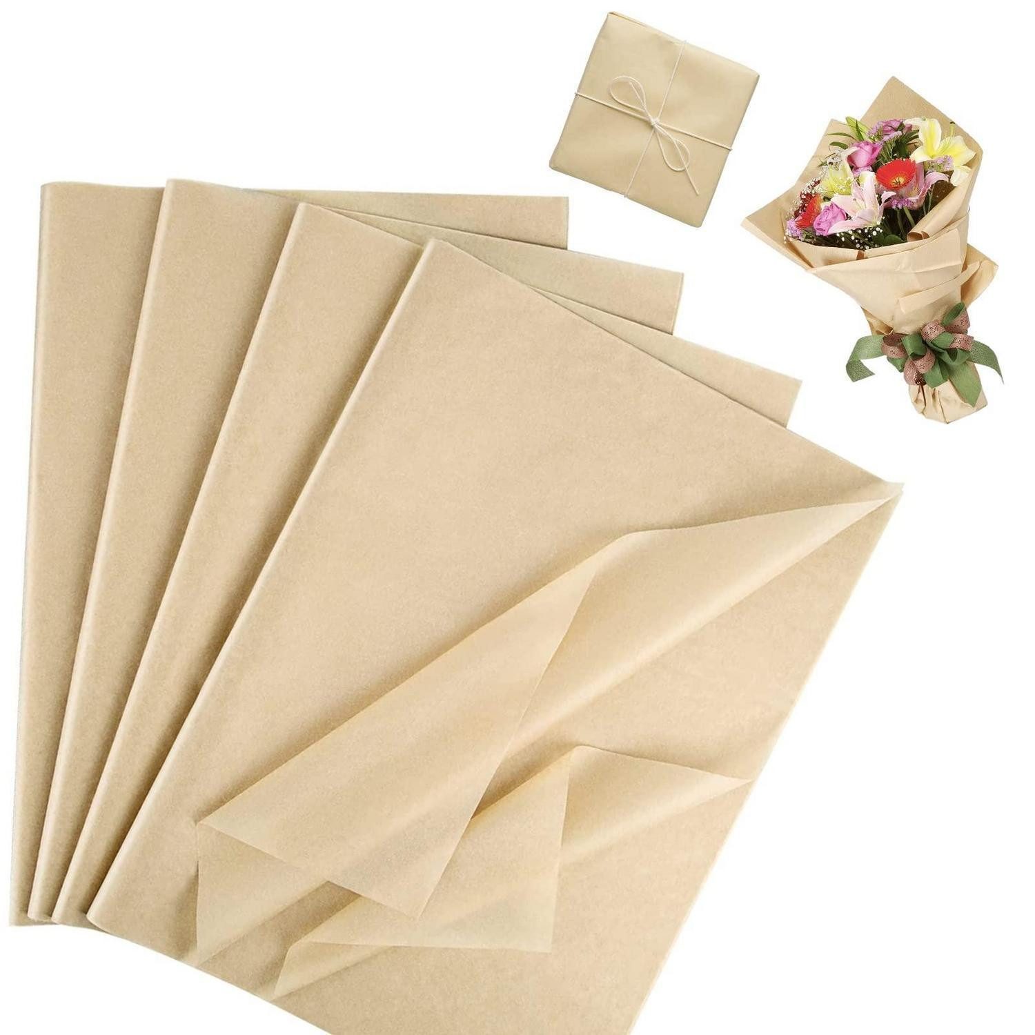 LuxusKollektion Seidenpapier Seidenpapier braun 100 Blatt 50x35cm