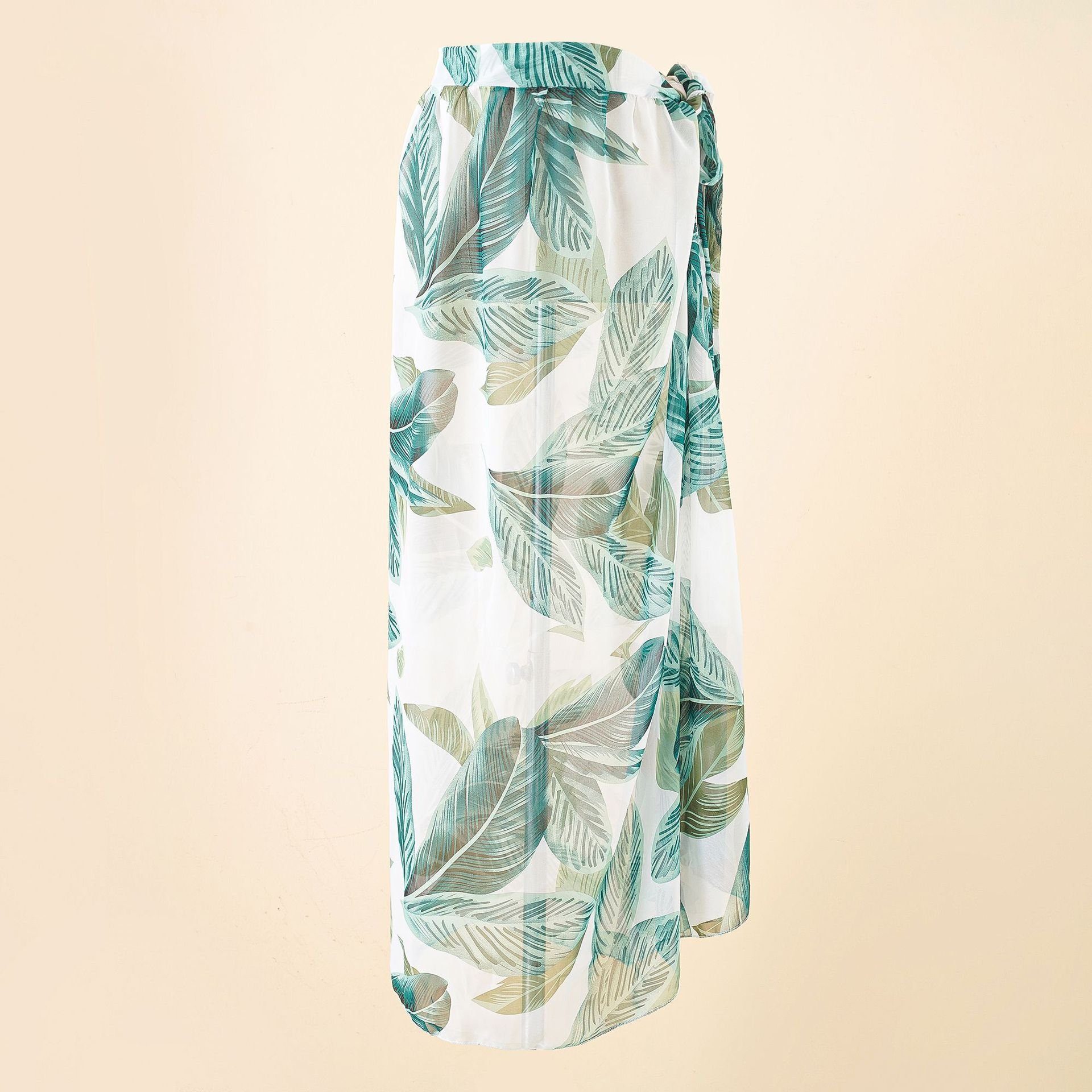 XDeer Sommerrock Sommer Strandrock,Damen Badeanzug Strand Dress Wrap,Strandkleid Krawatte green Coverup Boho