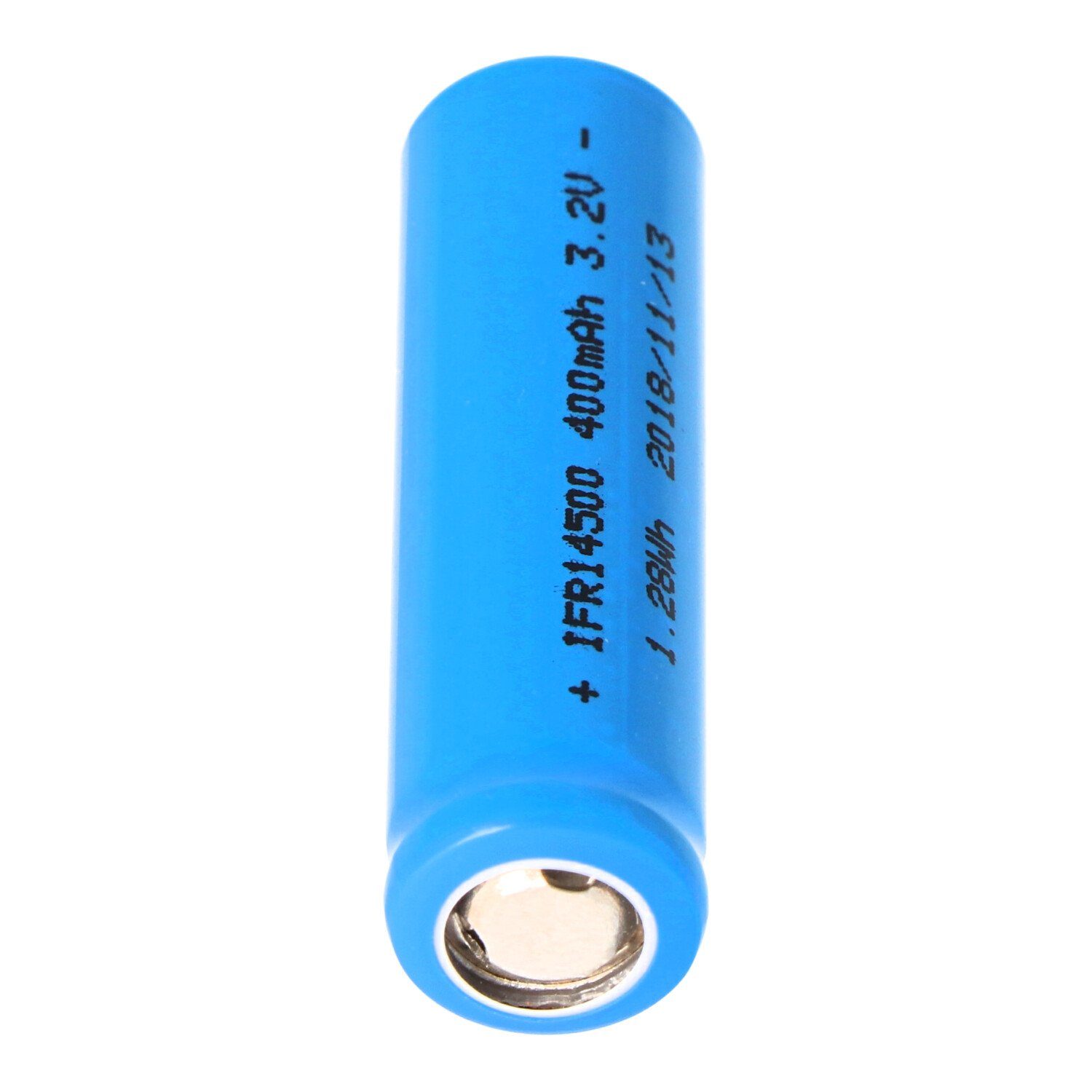 V) 3,2V EFEST Kopf) AA LiFePo4 Akku Top - flach mit 400 400mAh mAh (ohne (3,5 IFR14500 Flat Akku