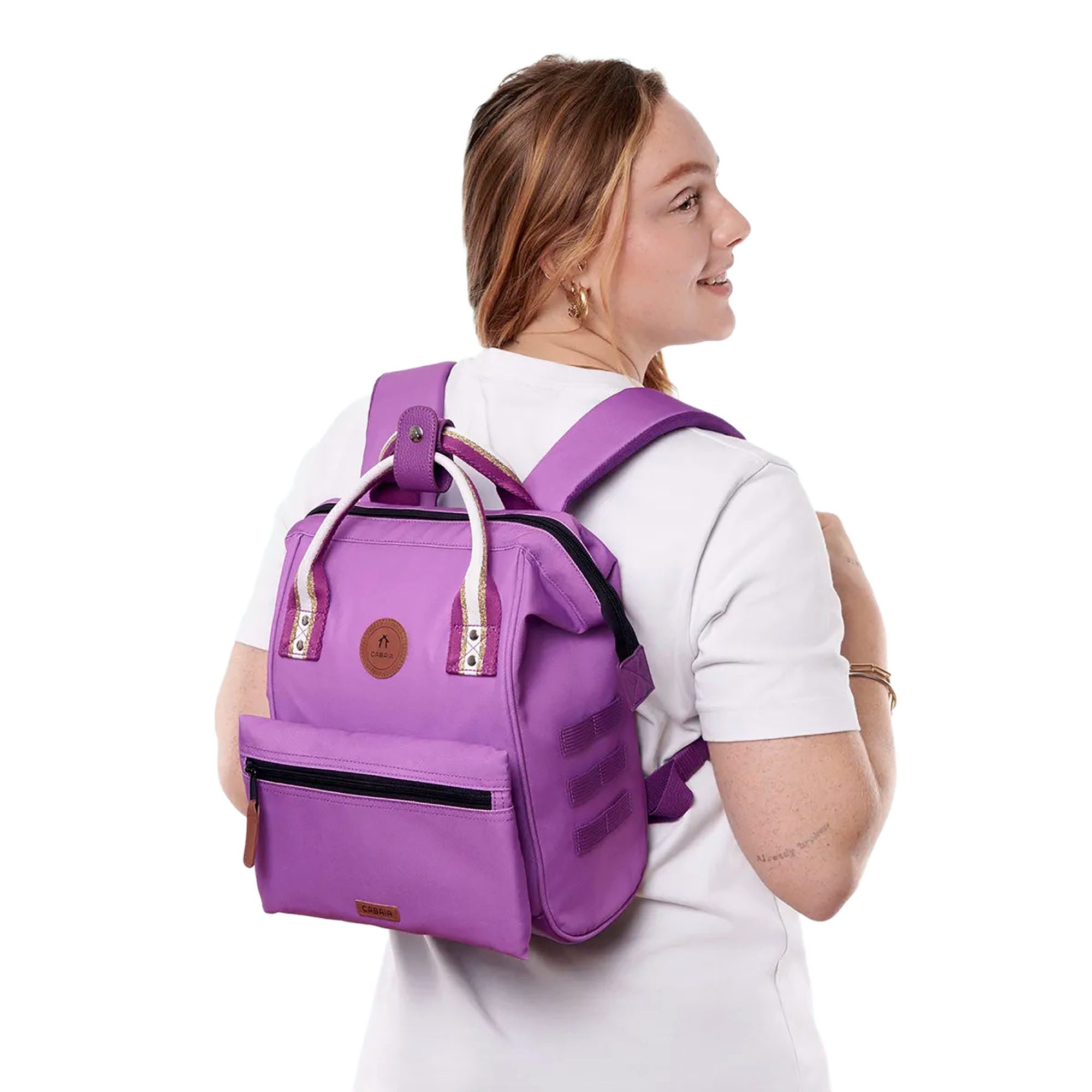 CABAIA Rucksack Naxos, Tagesrucksack mit austauschbaren Vordertaschen