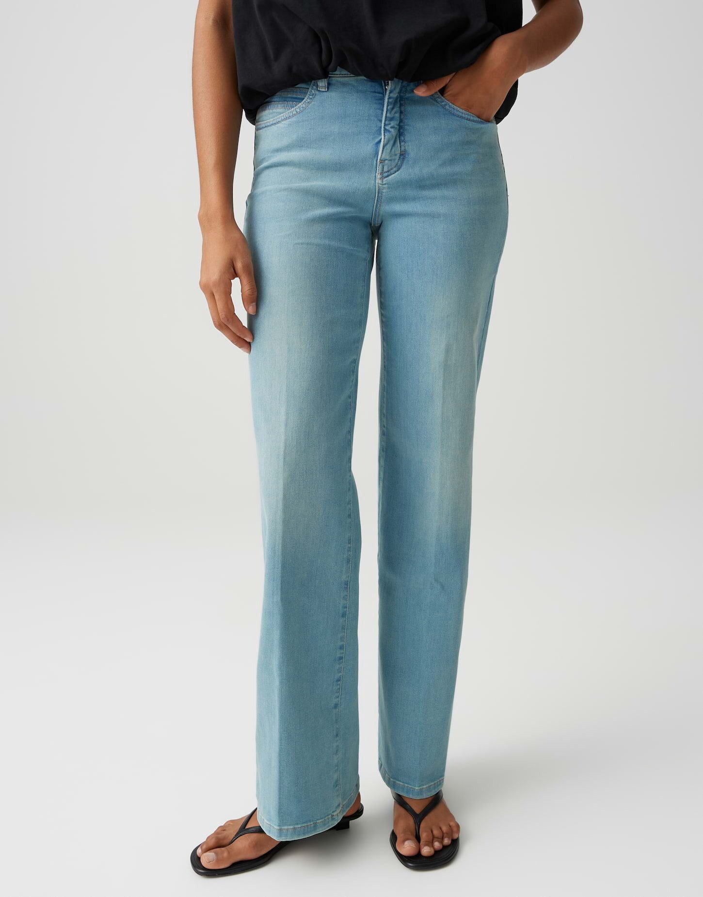 Weite Jeans MELLY MODERN mit Powerstretch Mid Rise