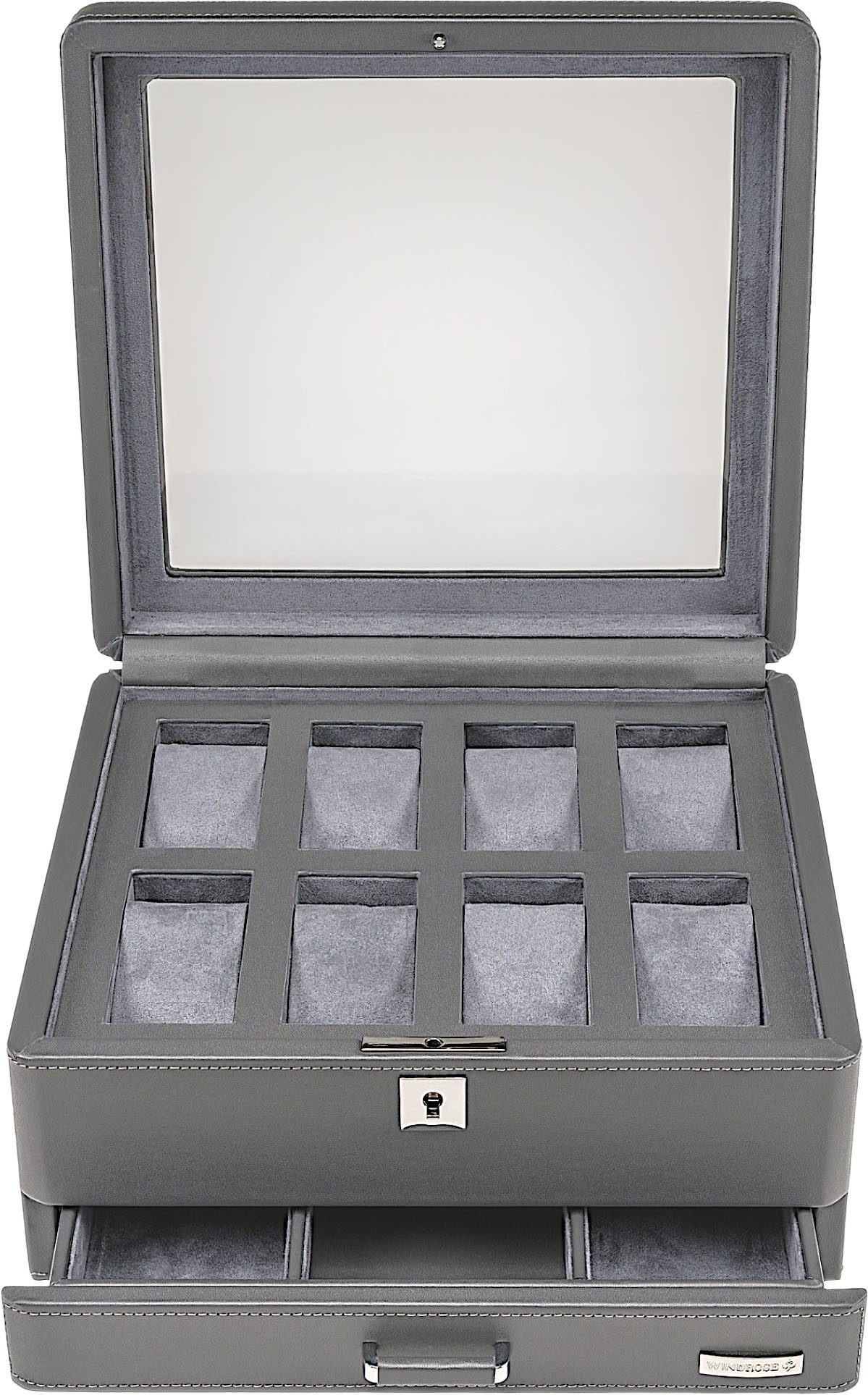 WINDROSE Uhrenbox Tempora, 804021.07, Aufbewahrung, Uhrenkasten, Ø max.40mm, Armbanduhr, Geschenkidee