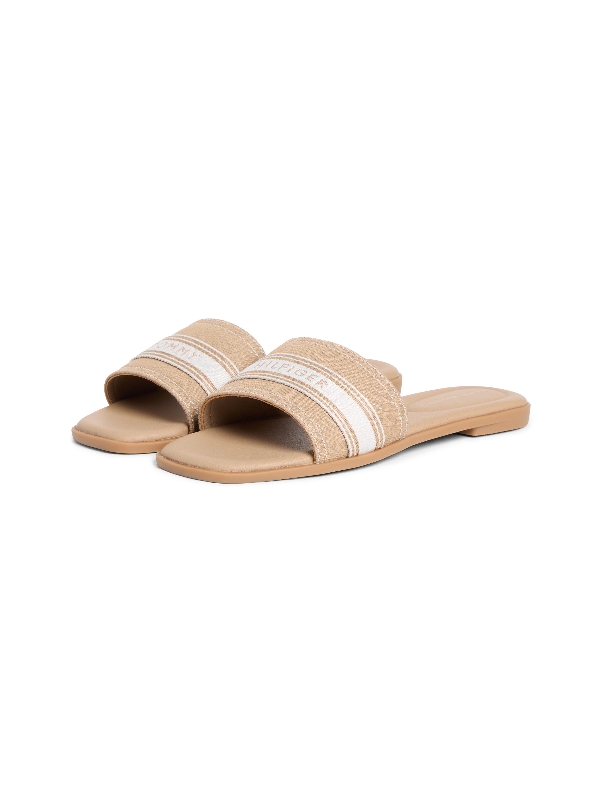 Tommy Hilfiger FLAT MULE WEBBING Pantolette Sommerschuh, Flats mit modische günstig online kaufen