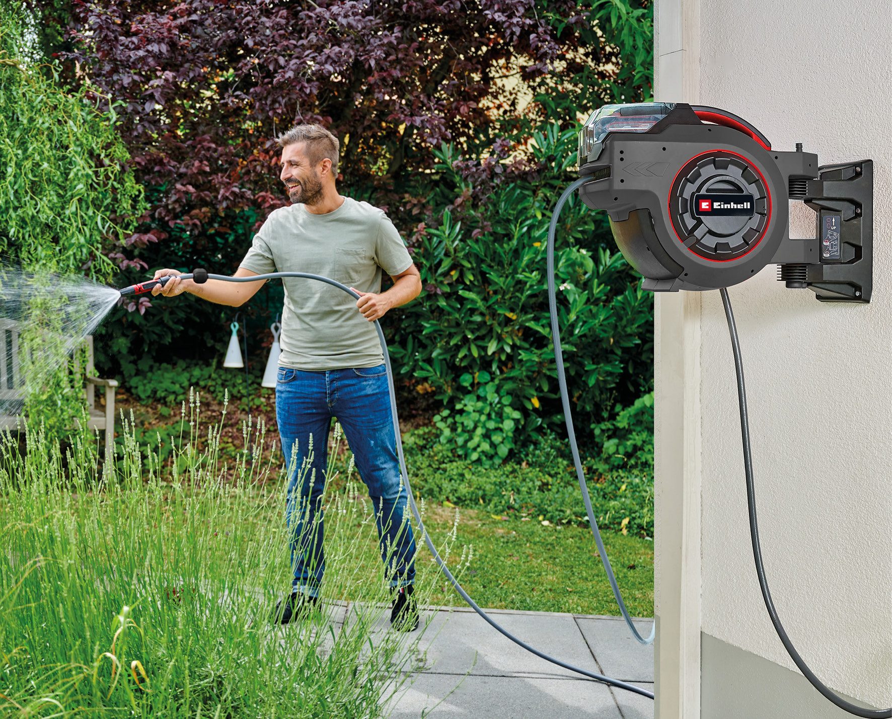 Einhell Schlauchtrommel »GE-HR 18/30-1 Li-Solo«, (1-tlg), ohne Akku, ohne Ladegerät