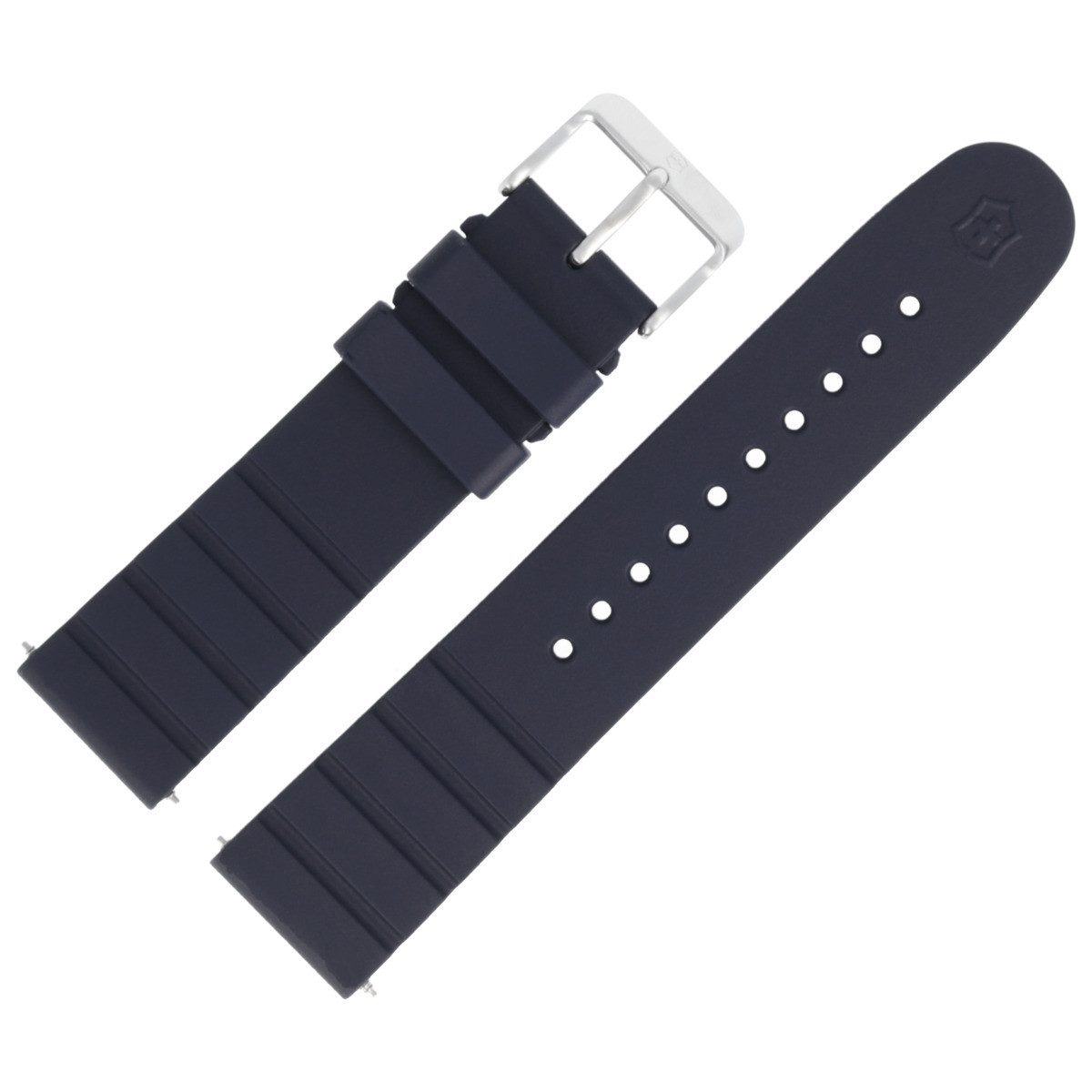 Uhrenarmband 22mm Kunststoff Blau 5108