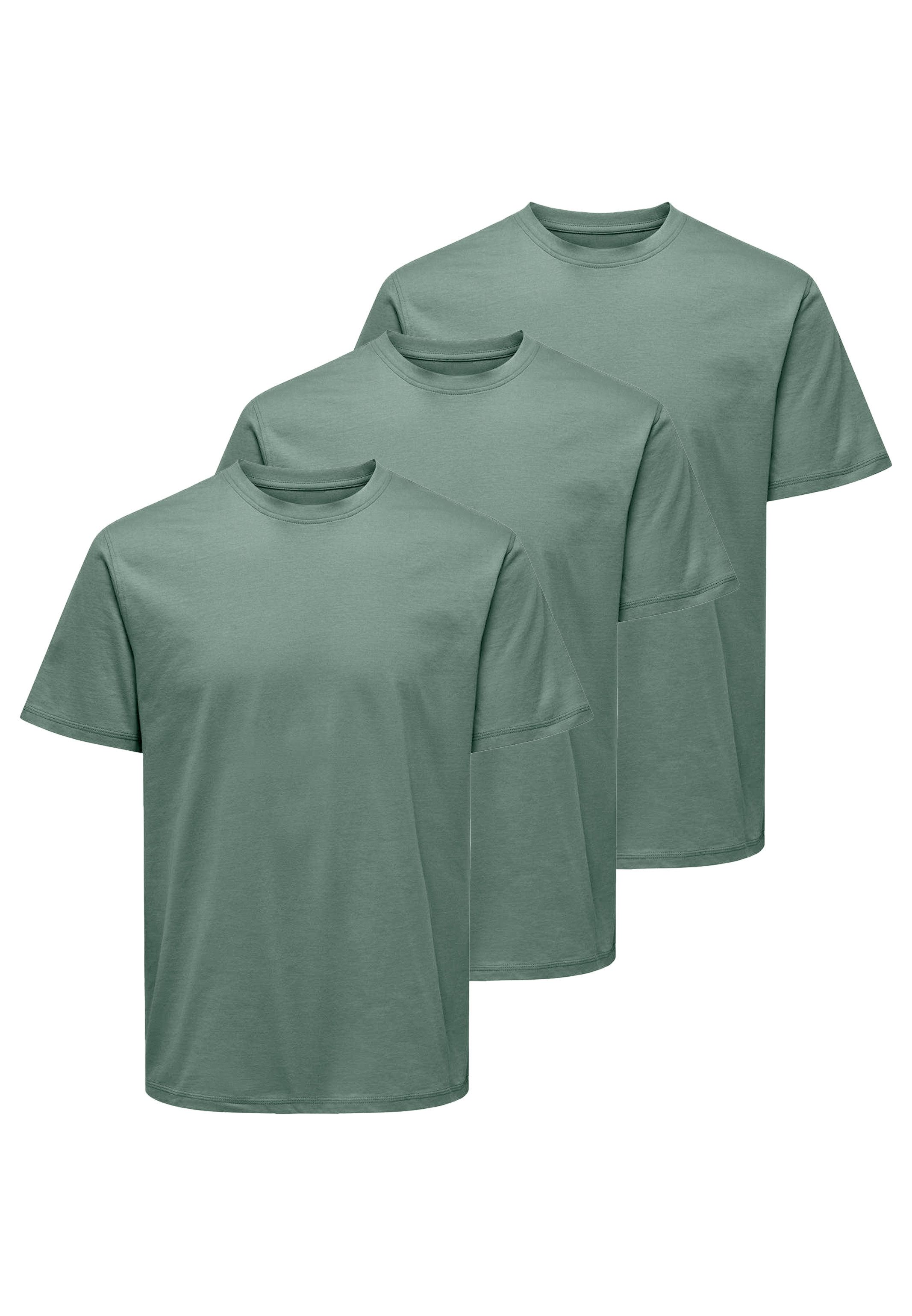 ONLY & SONS T-Shirt 3er Pack günstig online kaufen