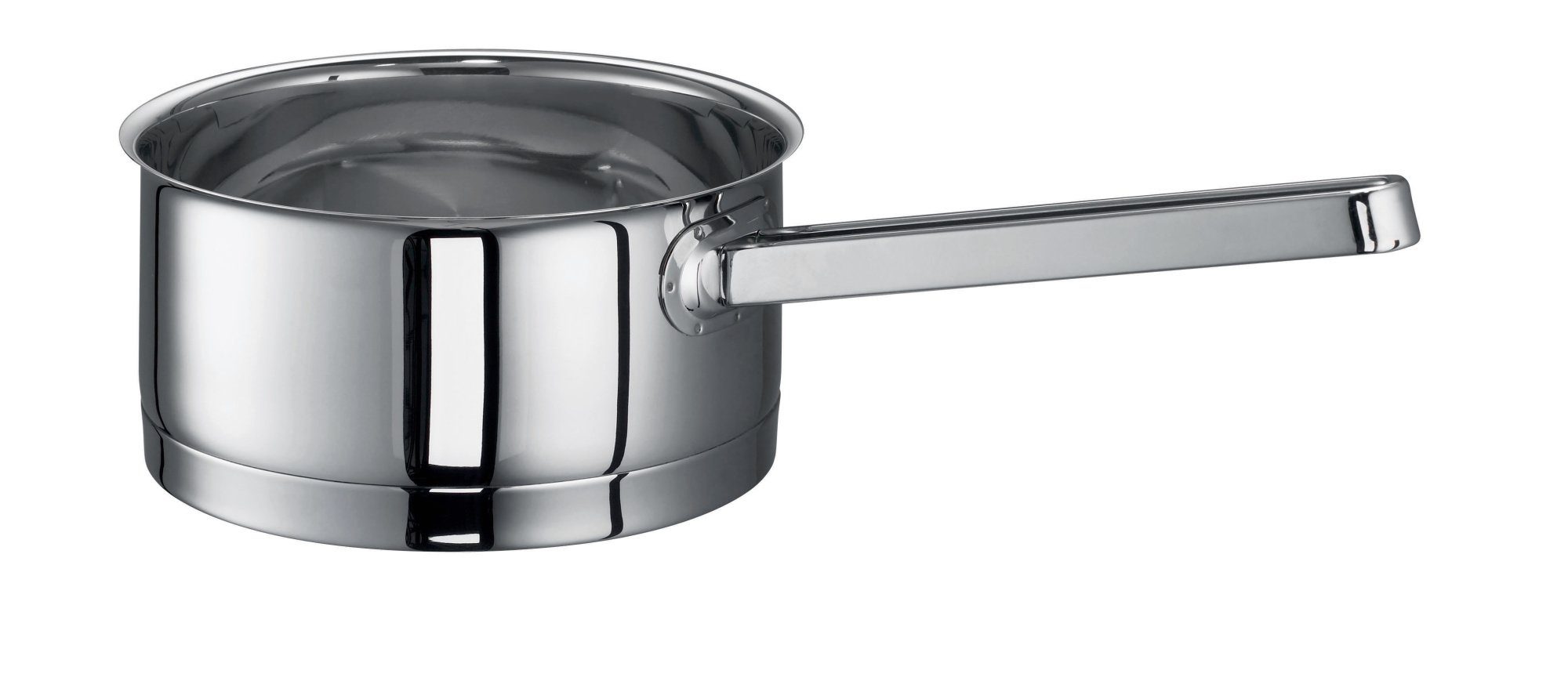 ROHE Germany Kasserolle Chiara, Edelstahl 18/10 (Einzelartikel, 1-tlg., 1 x Stieltopf), Ø 16 cm, Innenskalierung