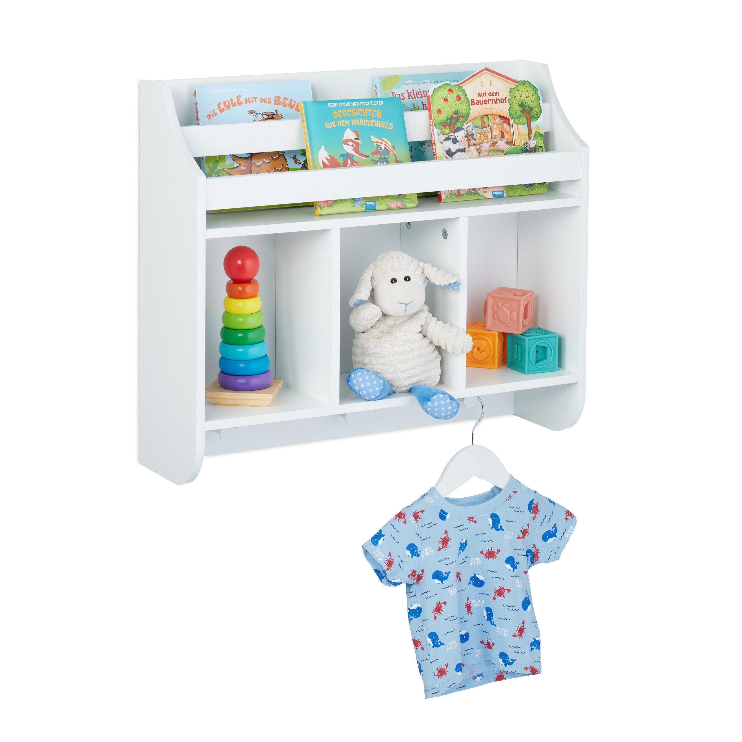 relaxdays Kinderregal mit 5 Fäch günstig online kaufen