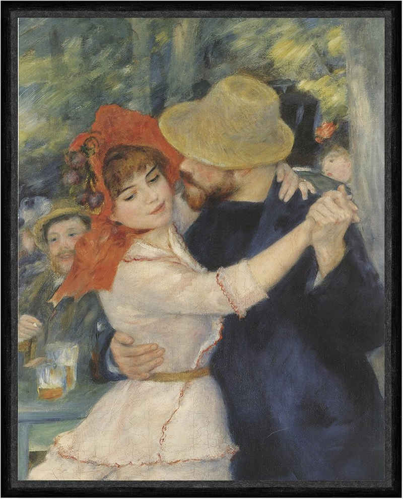 Kunstdruck Tanz im Bougival Pierre-Auguste Renoir Detailbild Paar Faks_Werbung 13, (1 St)