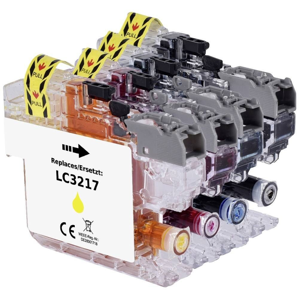 Kombi-Pack LC-3217 ersetz Renkforce Tintenpatrone Druckerpatronen