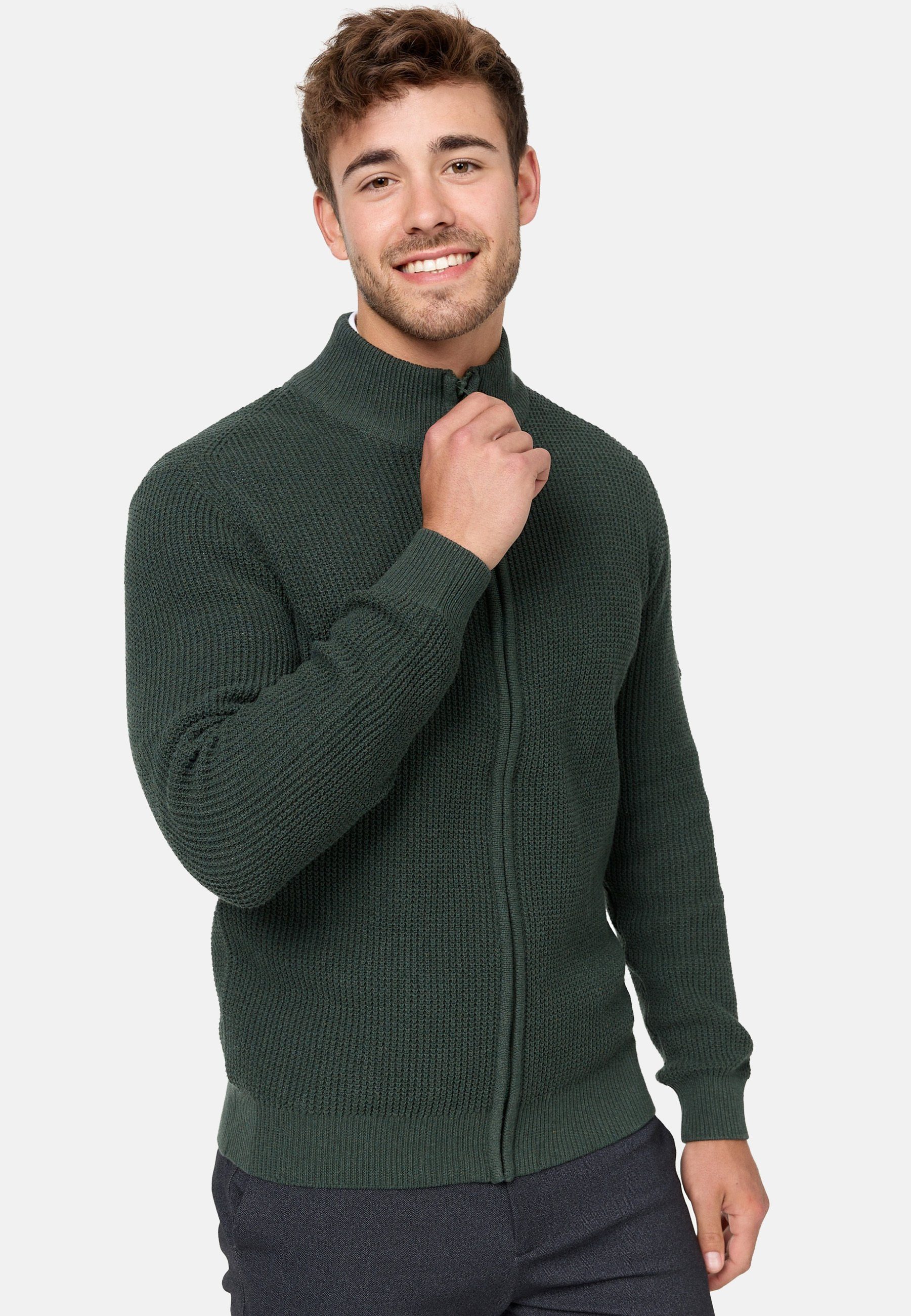 Indicode Strickjacke Herren INLayton Herrenstrickjacke