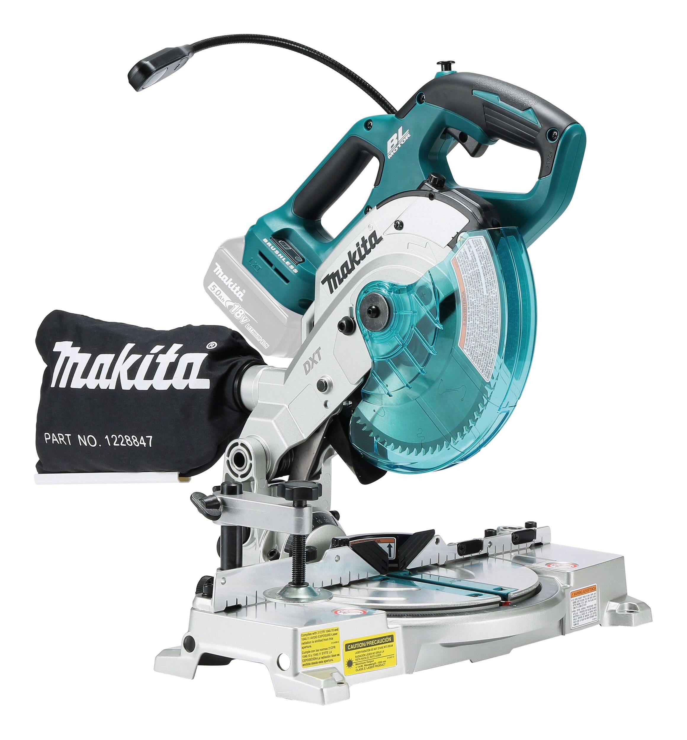 Makita Akku-Kapp-Gehrungssäge, Und Gehrungssäge 18V, DLS600Z, 165 mm, Ohne Akku - im Karton