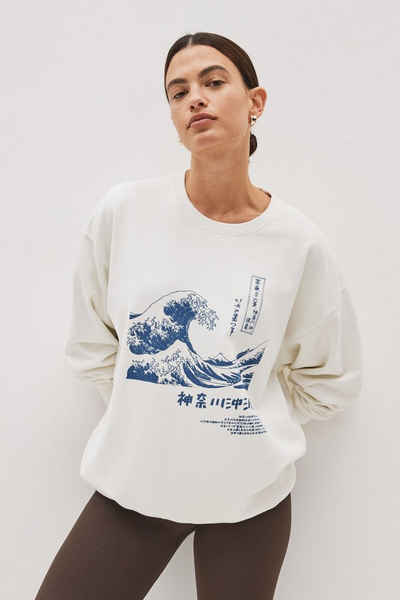 Next Sweatshirt Hokusai Wave Sweatshirt (1-tlg)