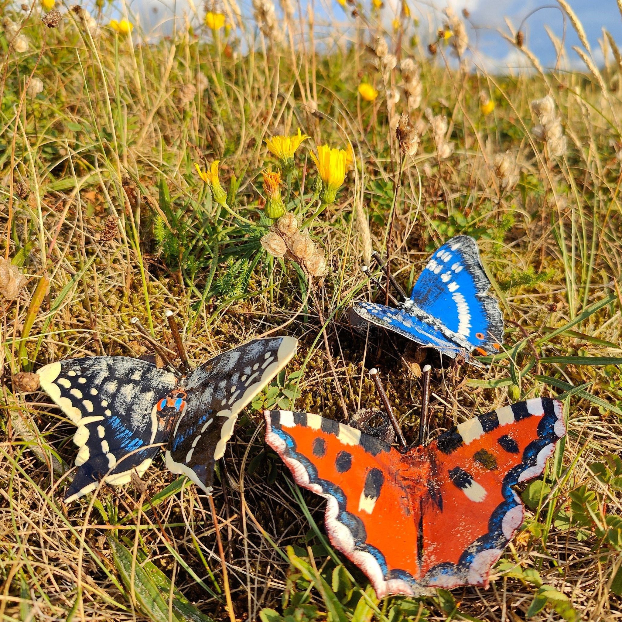 Gartenfigur Schmetterling Set (3 Stück)