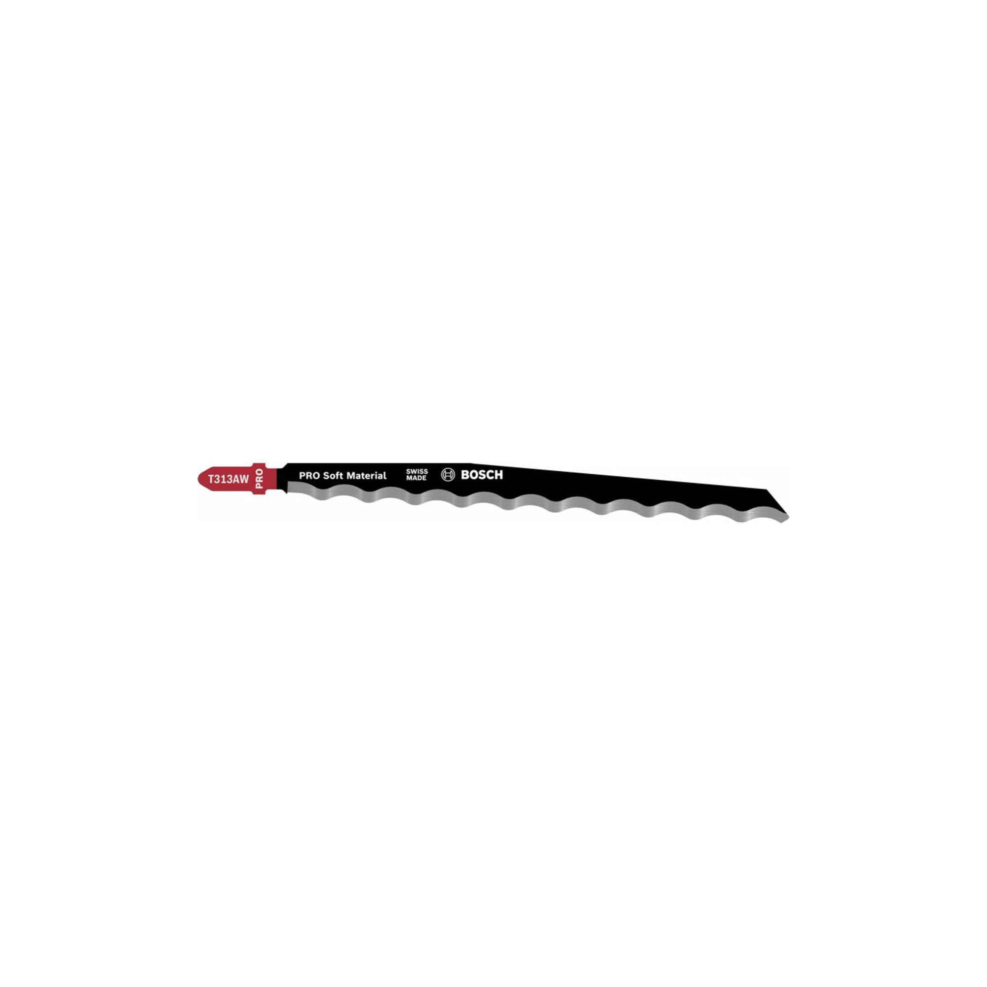 Bosch Professional Stichsägeblatt Bosch Stichsägeblatt T 313 AW Special for Soft Material 3 Stk
