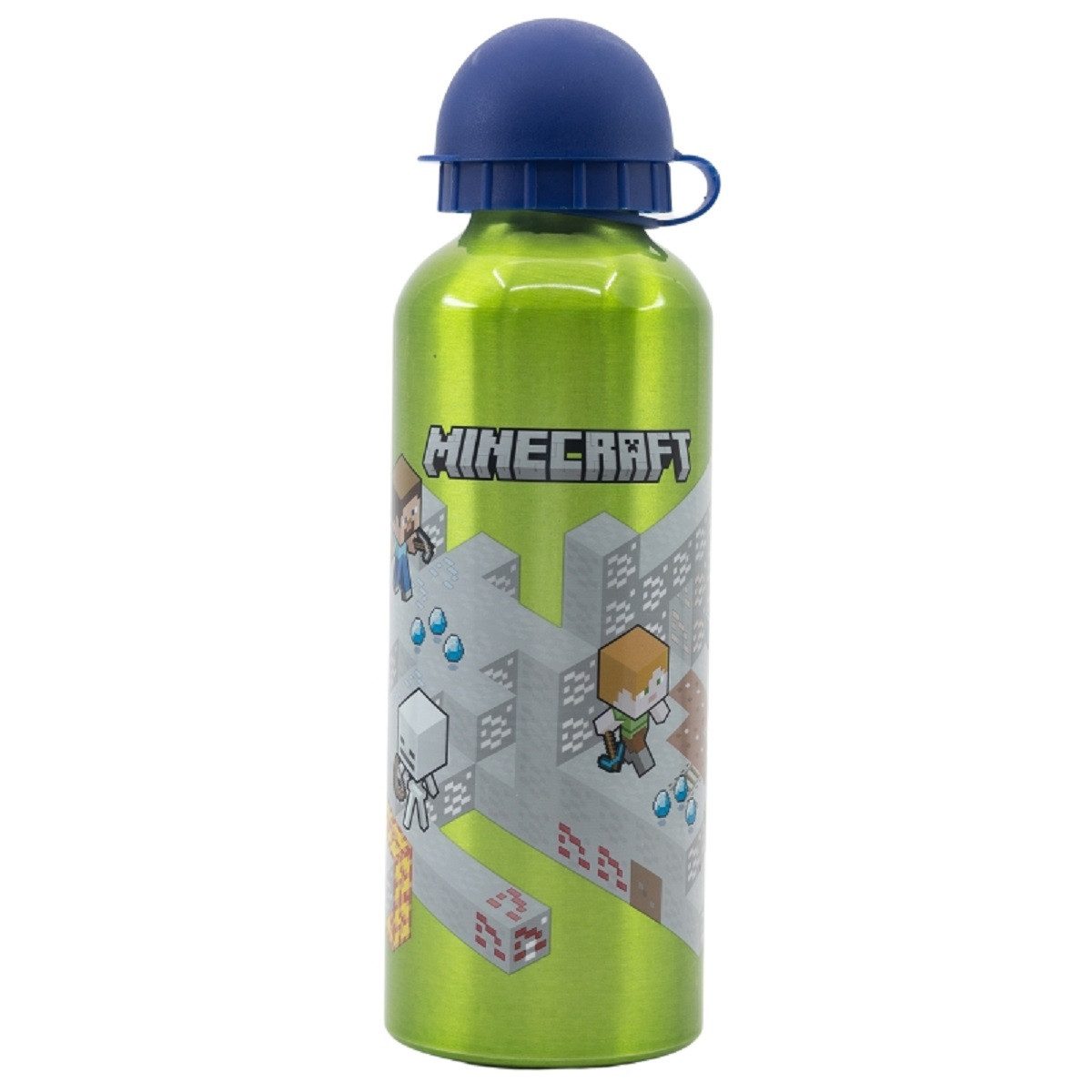 Minecraft Trinkflasche Distorsion Aluminium Trinkflasche 530 ml – Ideal für Fans