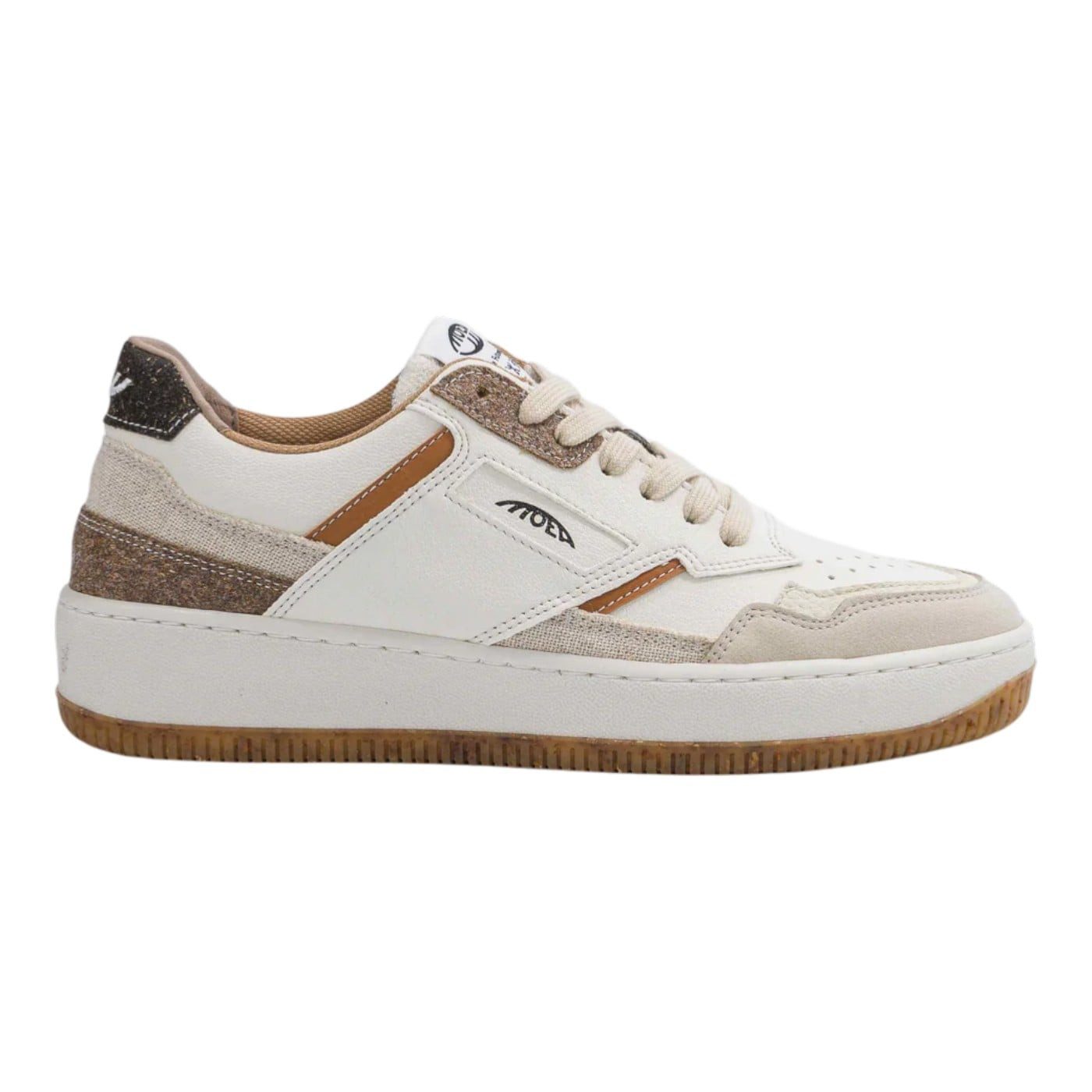 Moea Origin - Palm - weiss/braun Sneaker