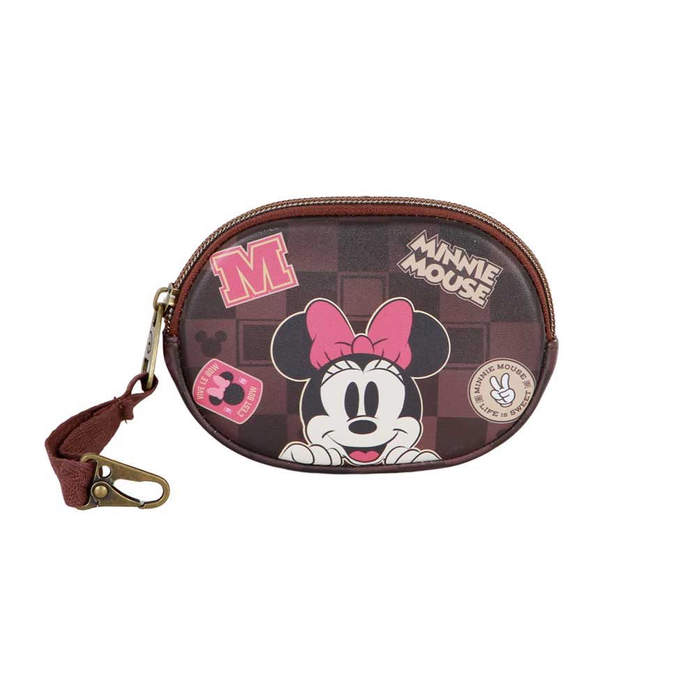 Karactermania Geldbörse Disney Minnie Maus Portemonnaie Portmonee kleiner Geldbeutel Anhänger