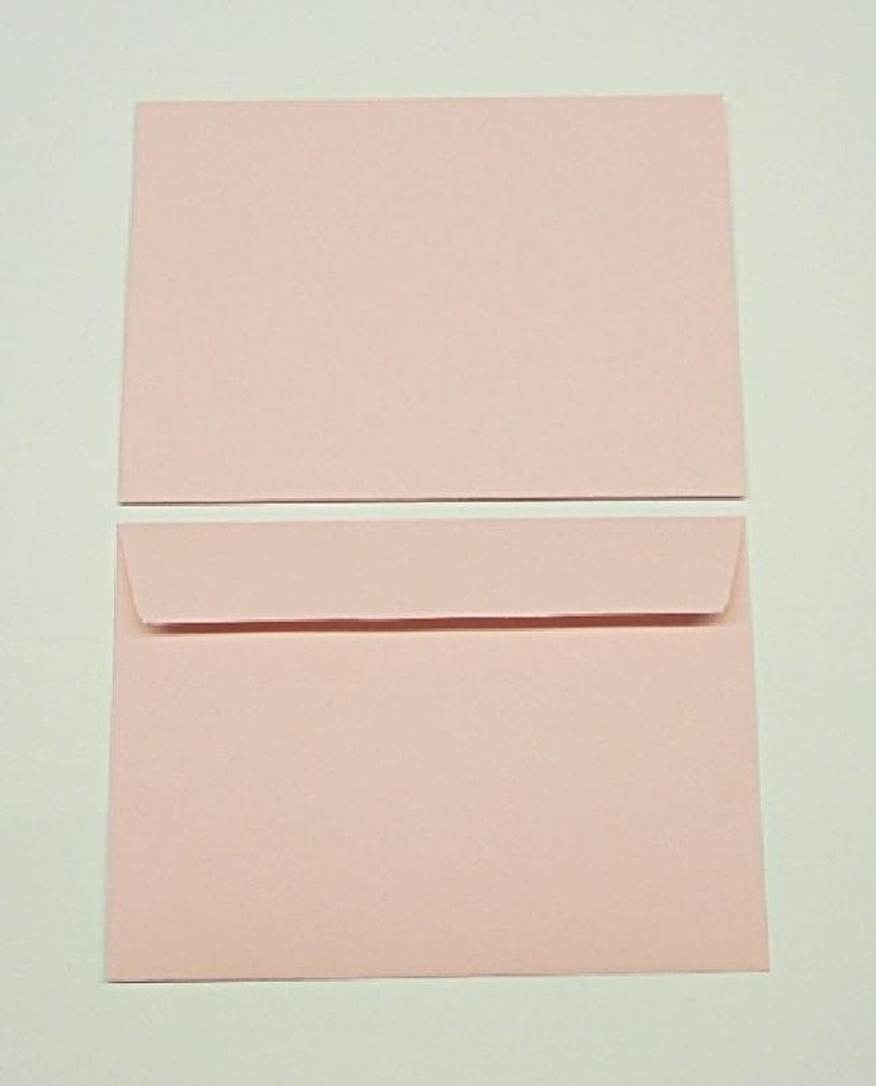 Blanke Briefhüllen Briefumschlag Briefumschläge C6 120g/qm haftklebend VE=100 Stück lachs.