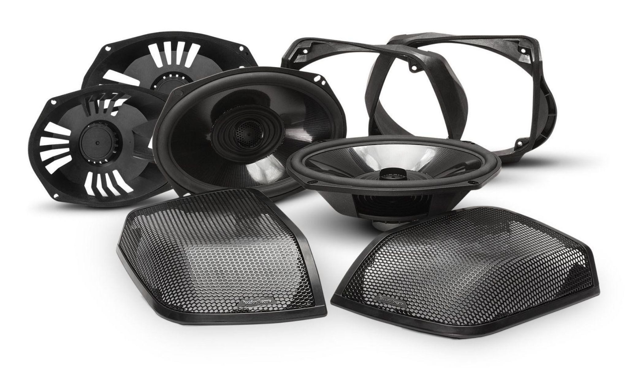 Rockford Fosgate Rockford Fosgate TMS69BL14 6x9" Satteltaschen Speaker Harley-Davidson Auto-Lautsprecher (100 W)
