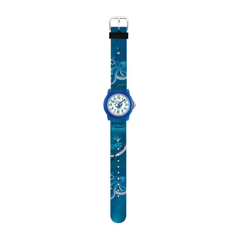 Scout Quarzuhr Scout Kinderuhr Blue Sea aus Kunststoff, blau