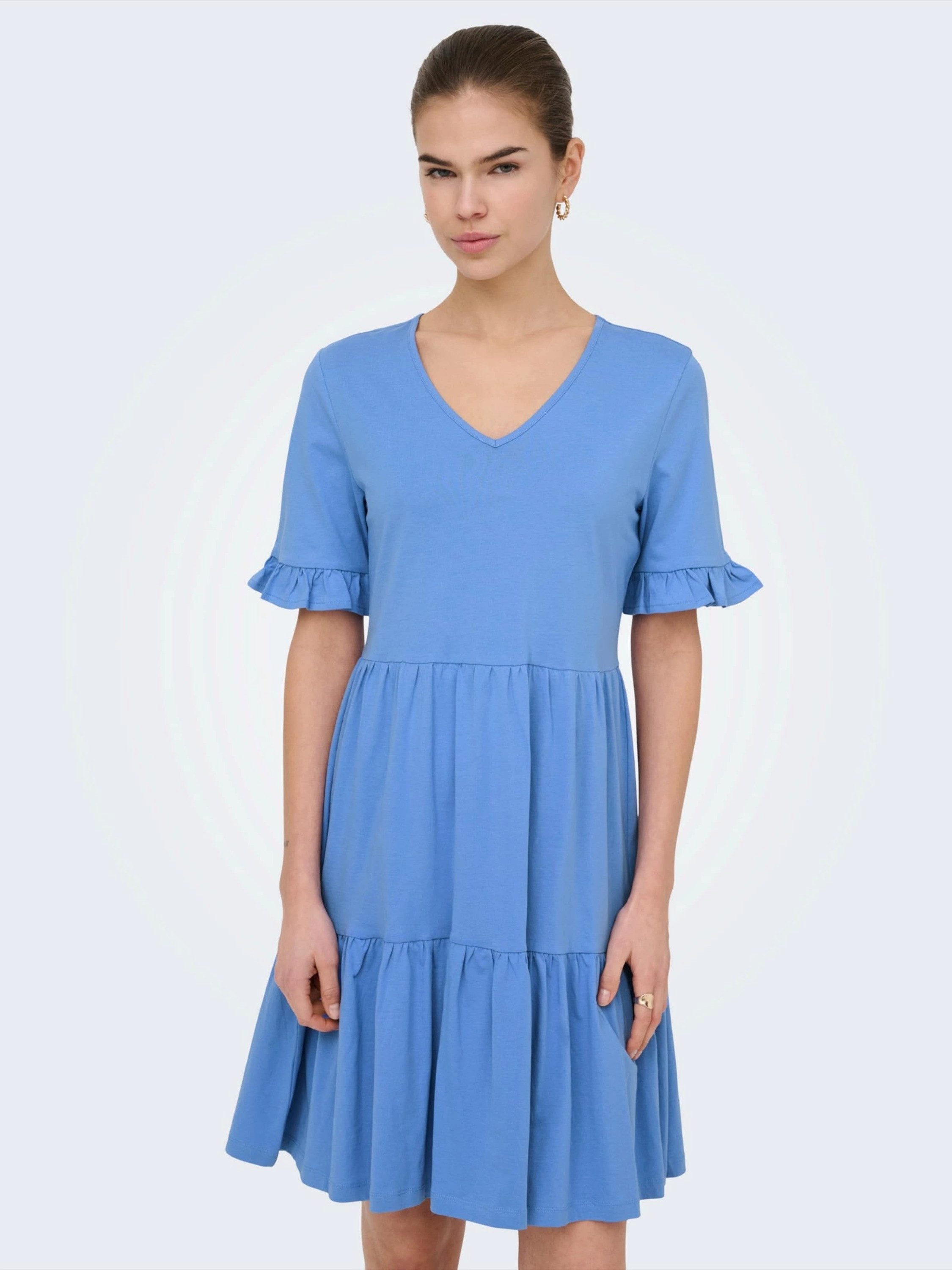 ONLY Midikleid ONLBLOOM (1-tlg) Volant