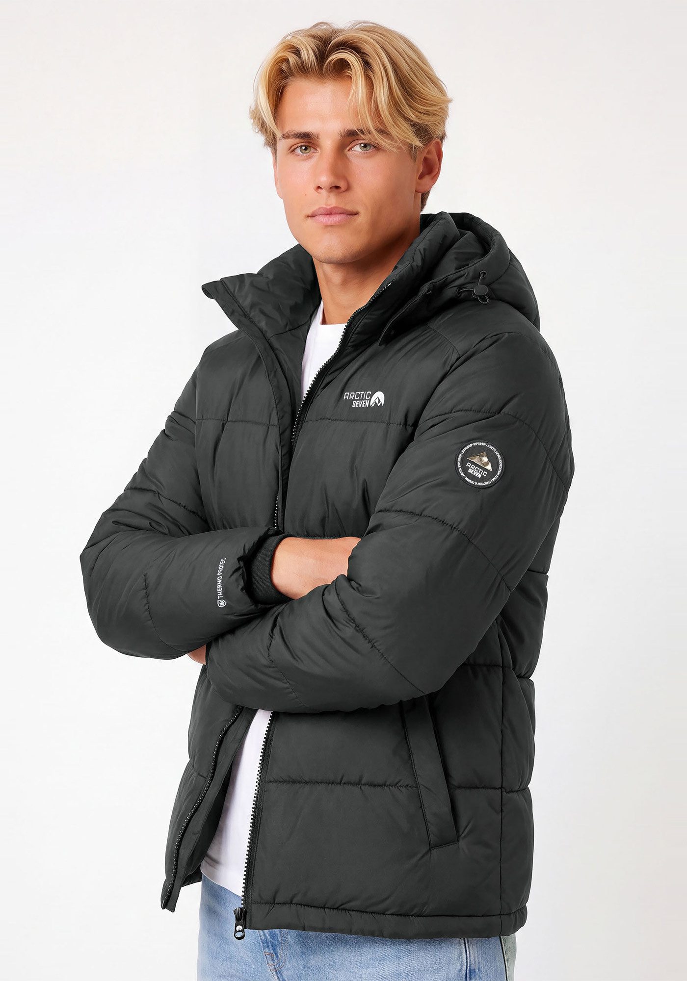 Arctic Seven Winterjacke ASYetii mit hochwertigem Steppdesign – Bild 3 von 5