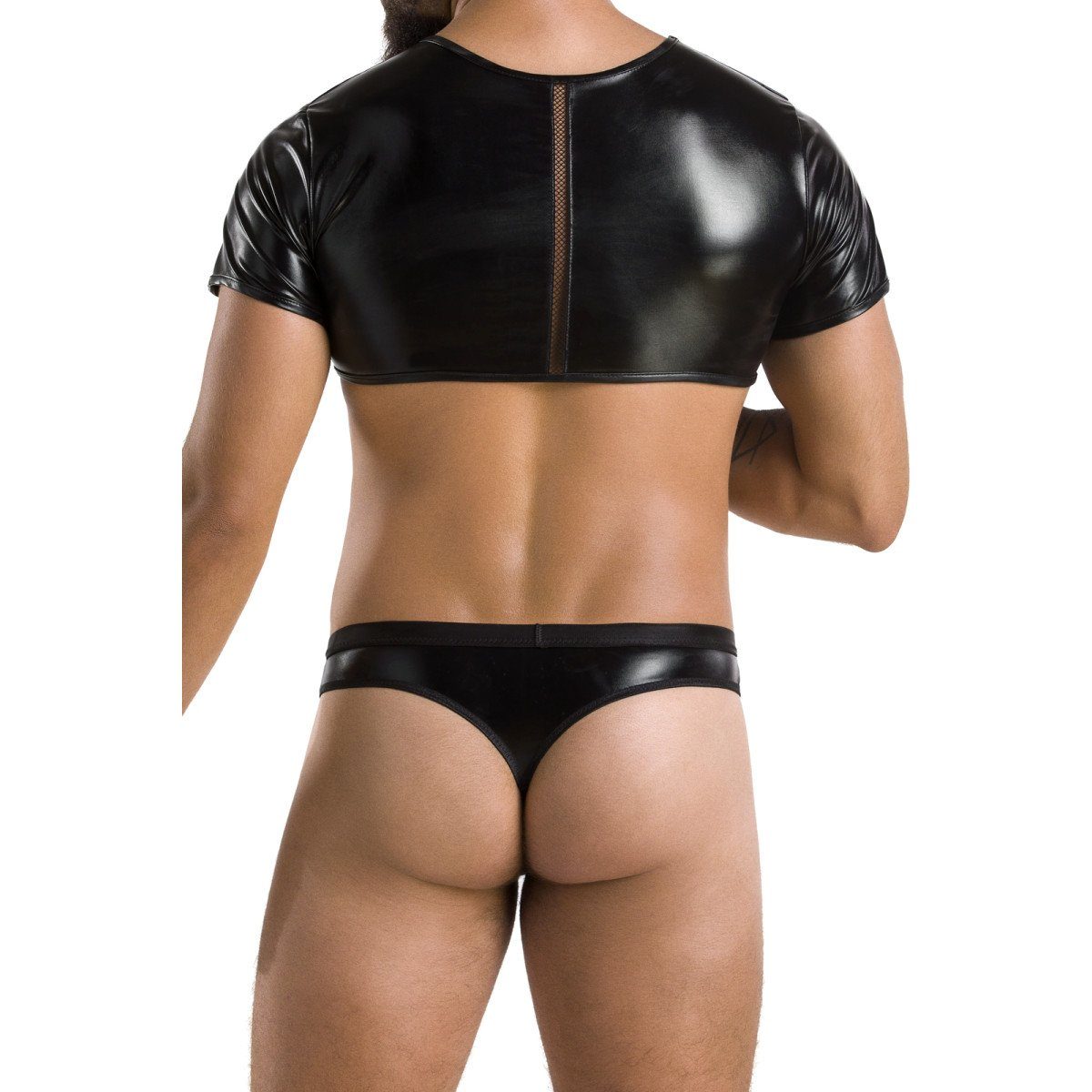 Passion Menswear Shirttop Passion Menswear - PM 057 PETER Set black