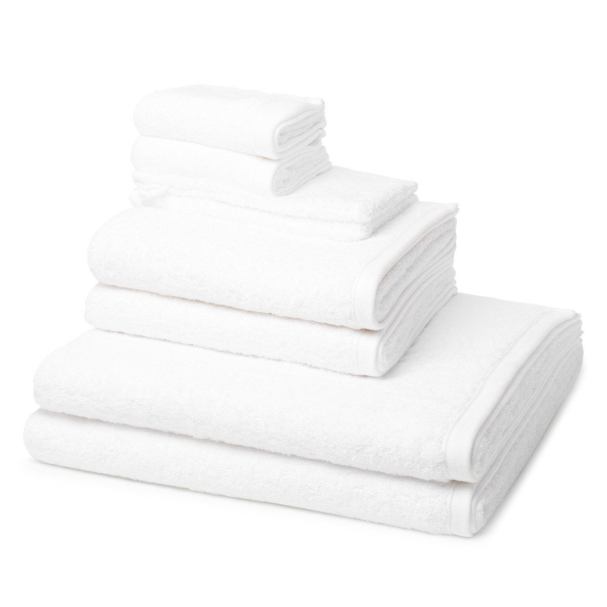 ROSS Handtuch Set Vita, Walkfrottee (Spar-Set, 8-St), 2 X Wasch- 2 X Gäste- 2 X Dusch- 2 X Handtuch im Set - Baumwolle