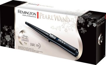 Remington Lockenstab Pearl kegelförmiger Lockenstab (CI95), Keramik-Beschichtung, 13-25 mm für größere & kleinere Locken