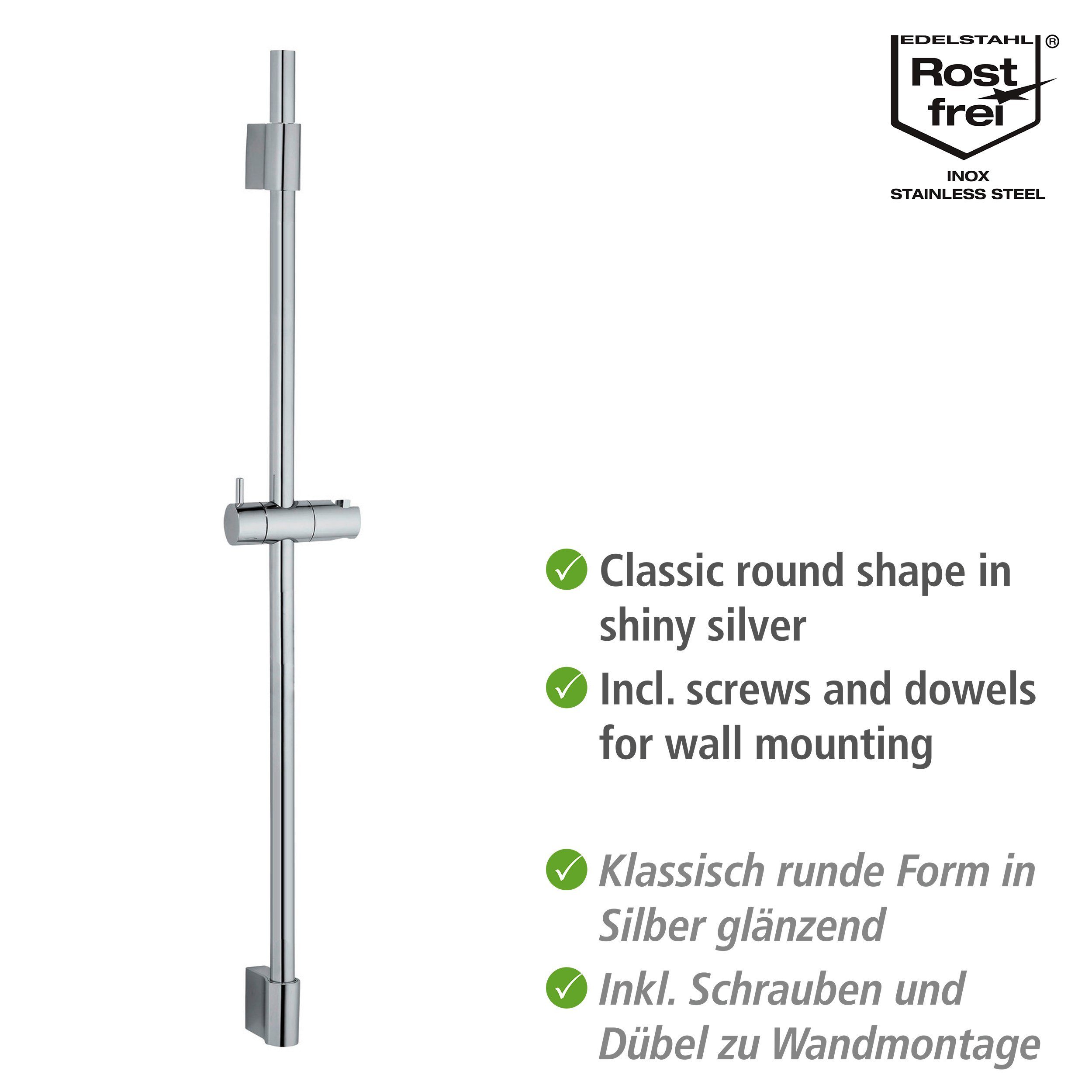 WENKO Duschstange Classic, Chrom günstig online kaufen
